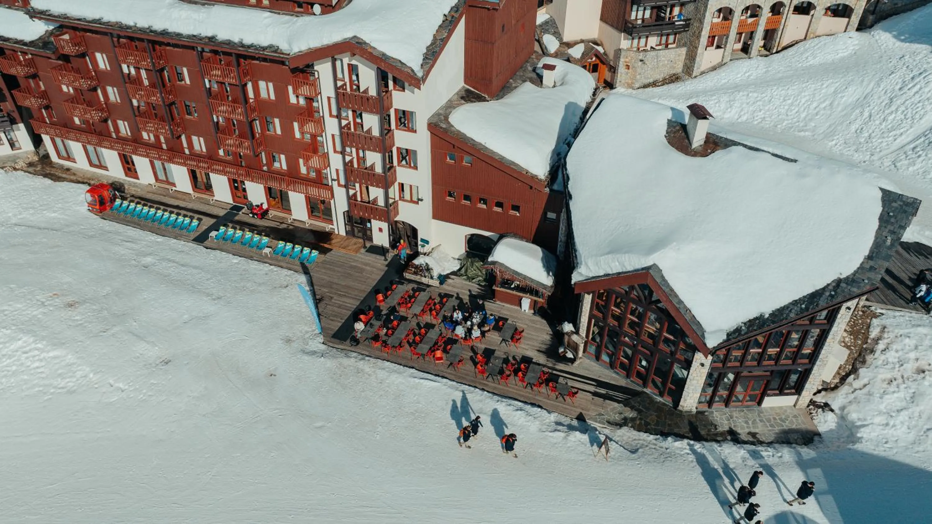 Patio in Hôtel L'Eden des Cimes - Vacances Bleues - Belle Plagne 2100