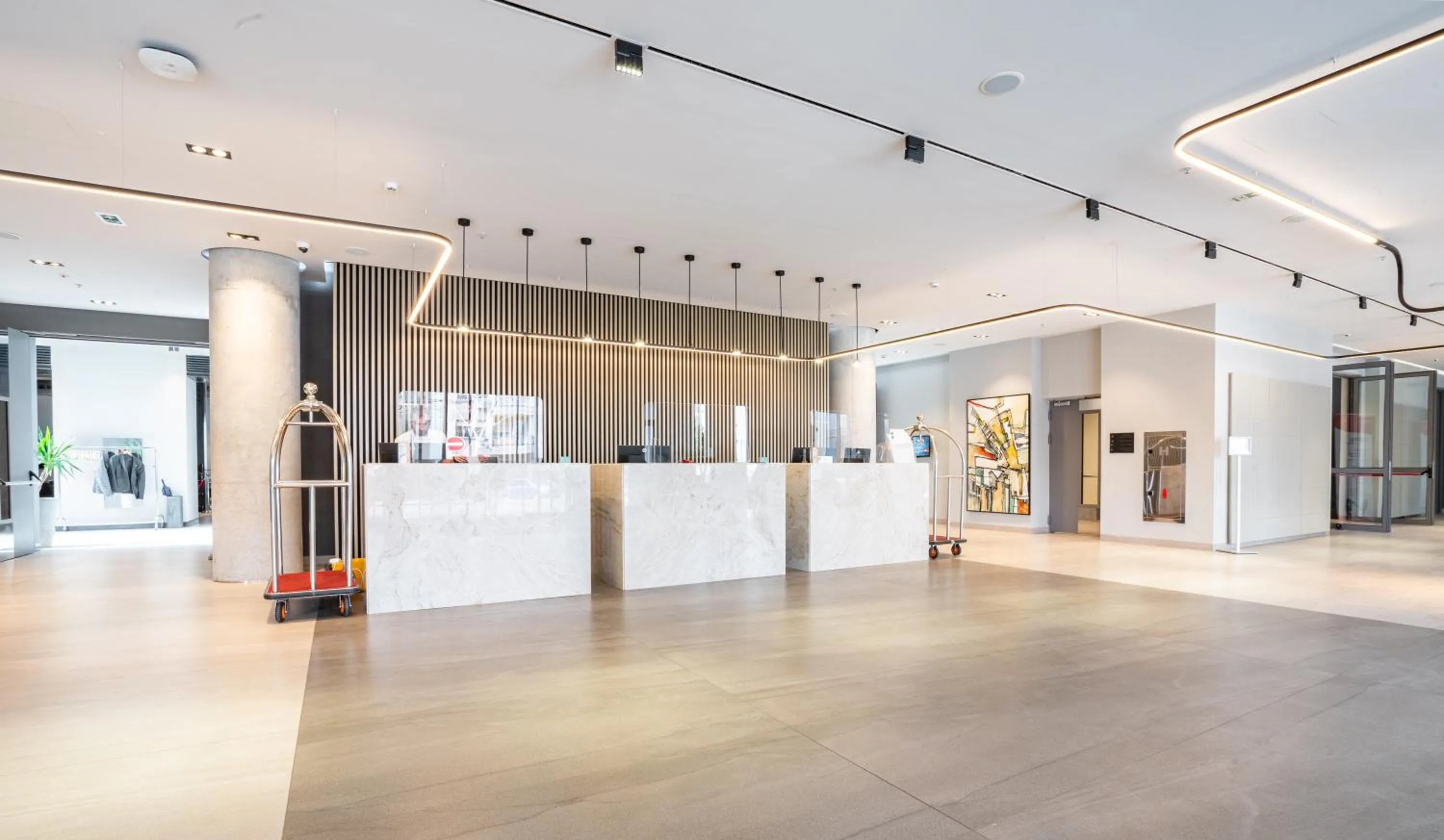 Lobby or reception in Hotel Mona Plaza