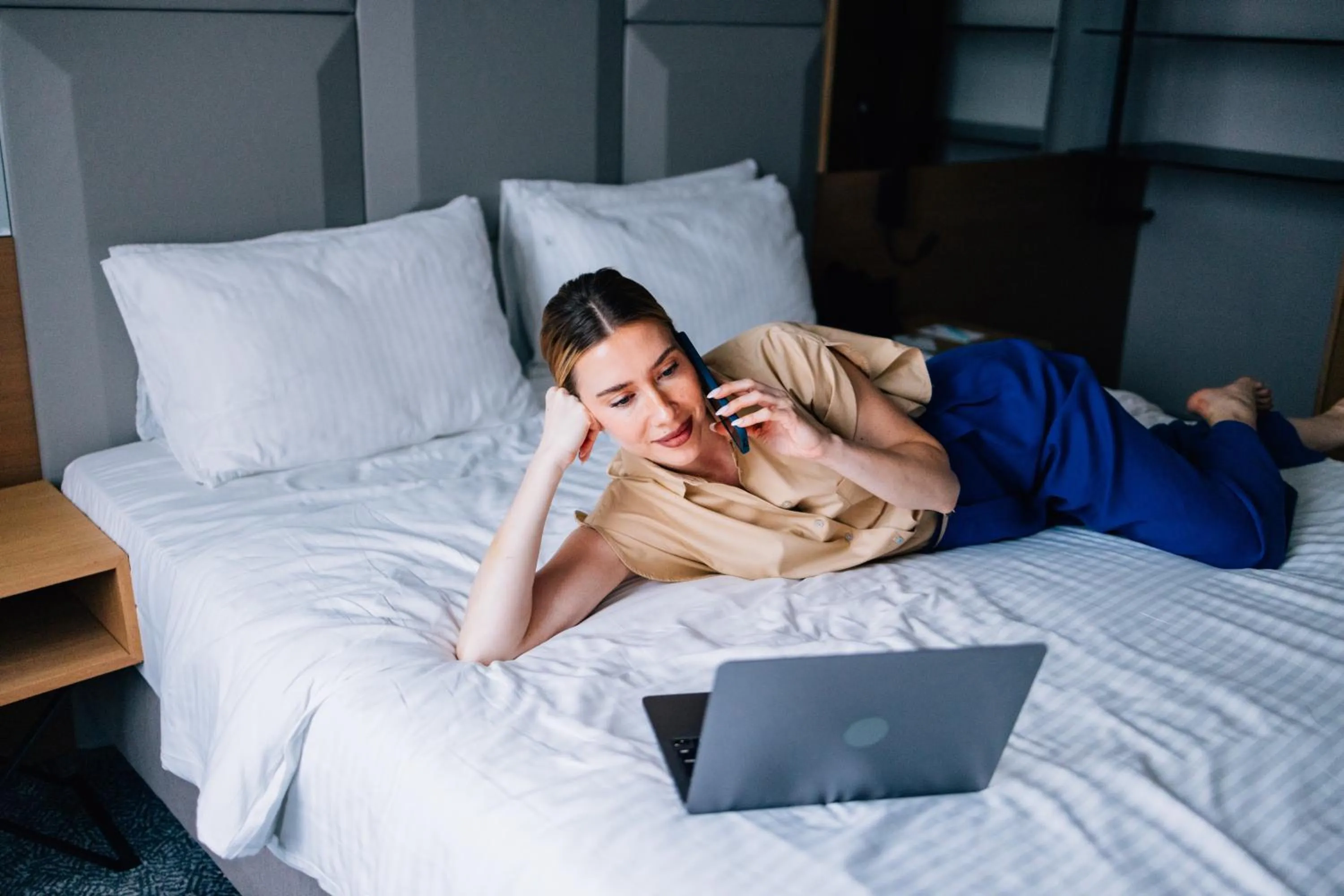 Bed in Hotel Mona Plaza