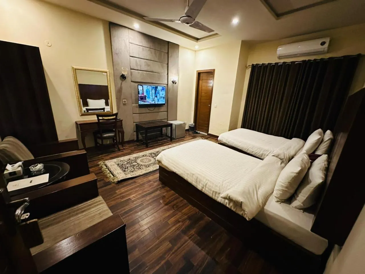 Bed in Shelton’s Rezidor Lahore