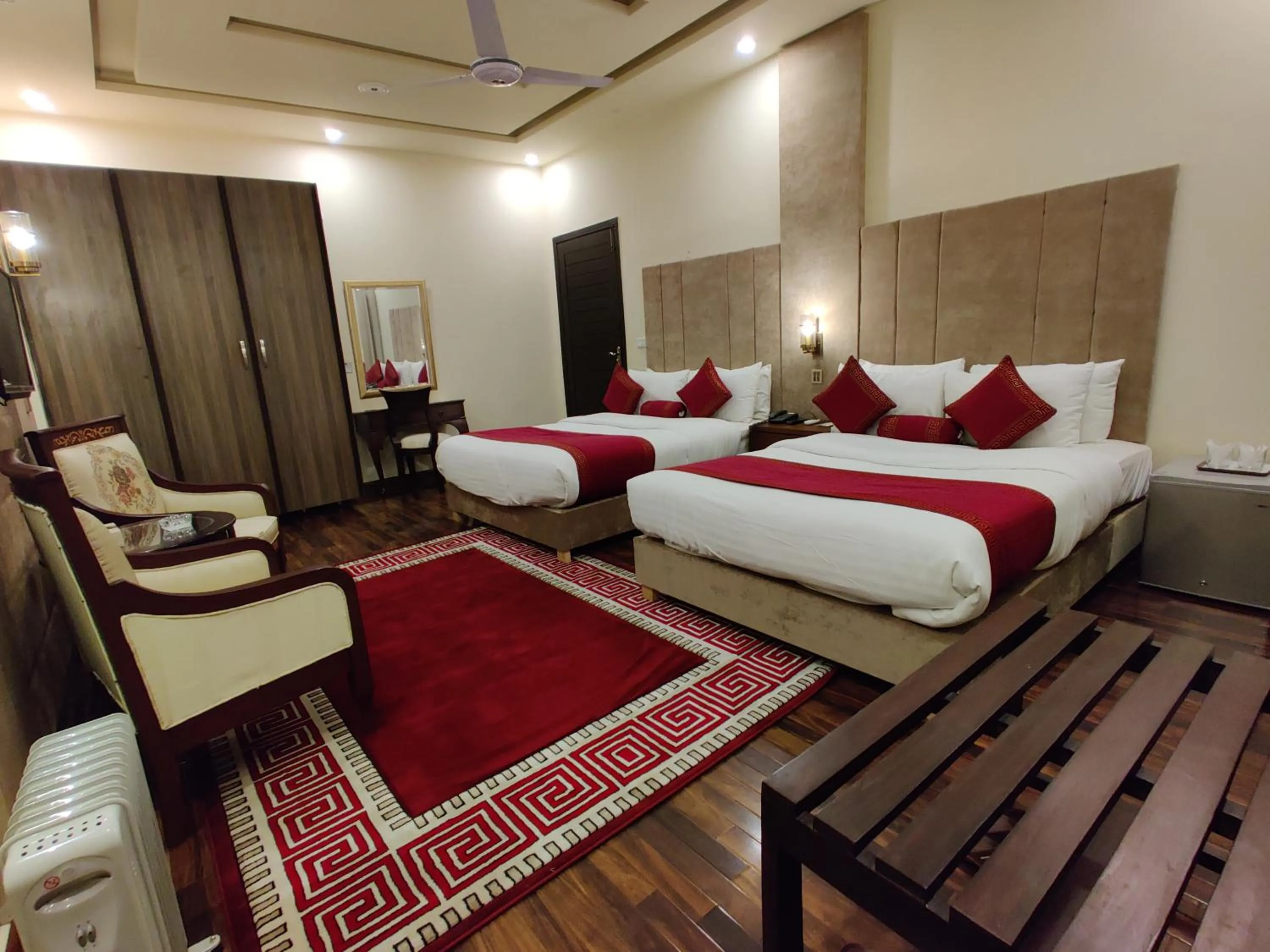 Bed in Shelton’s Rezidor Lahore