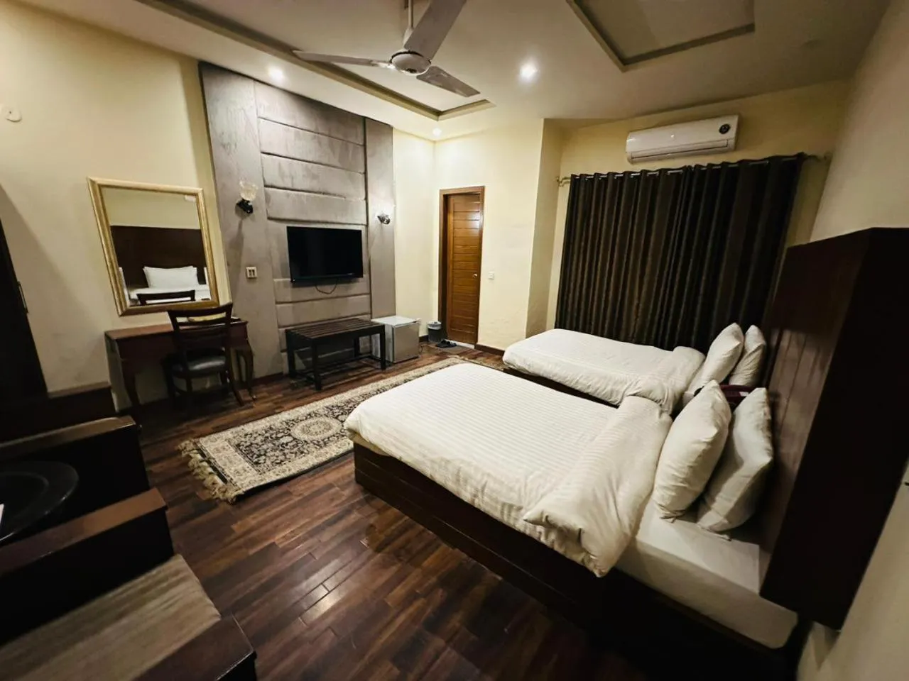 Bed in Shelton’s Rezidor Lahore