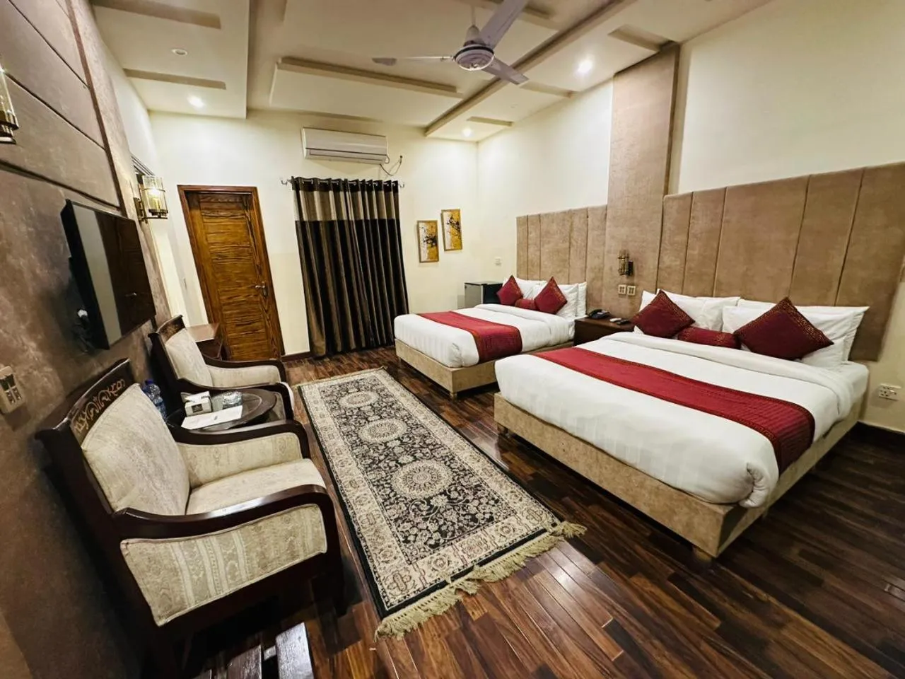 Bed in Shelton’s Rezidor Lahore