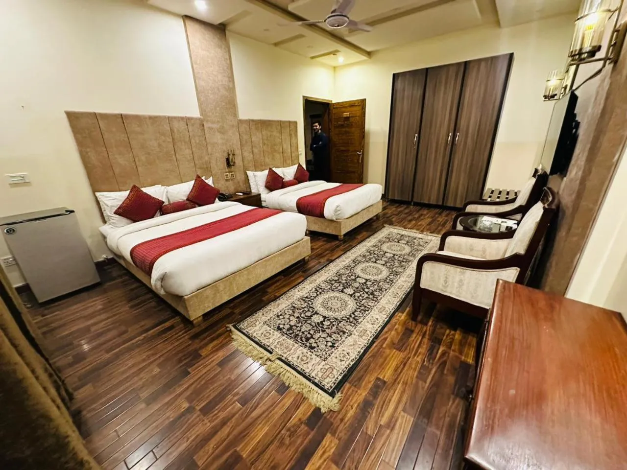 Bed in Shelton’s Rezidor Lahore