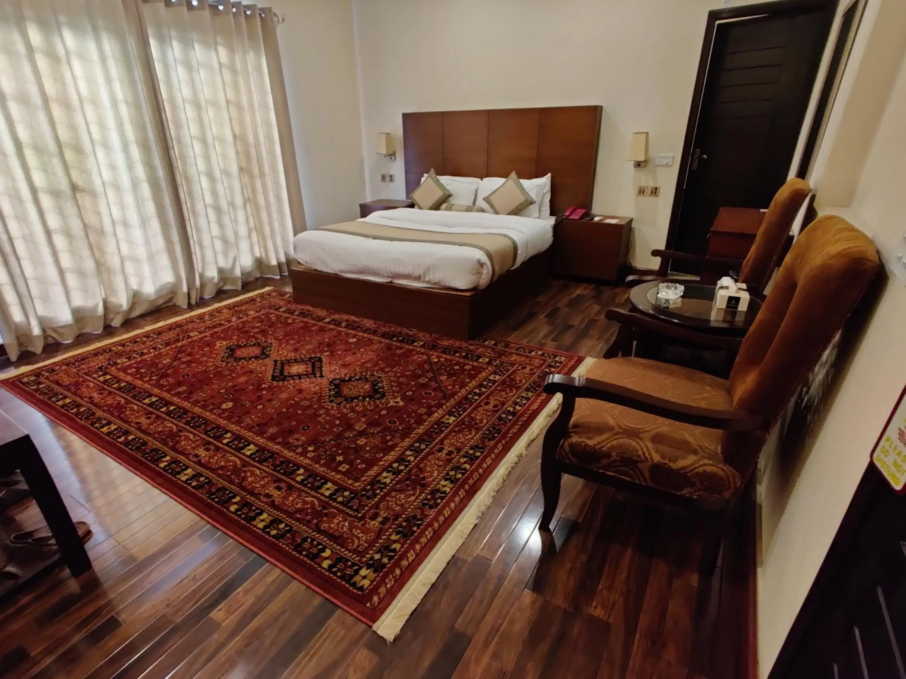 Bed in Shelton’s Rezidor Lahore