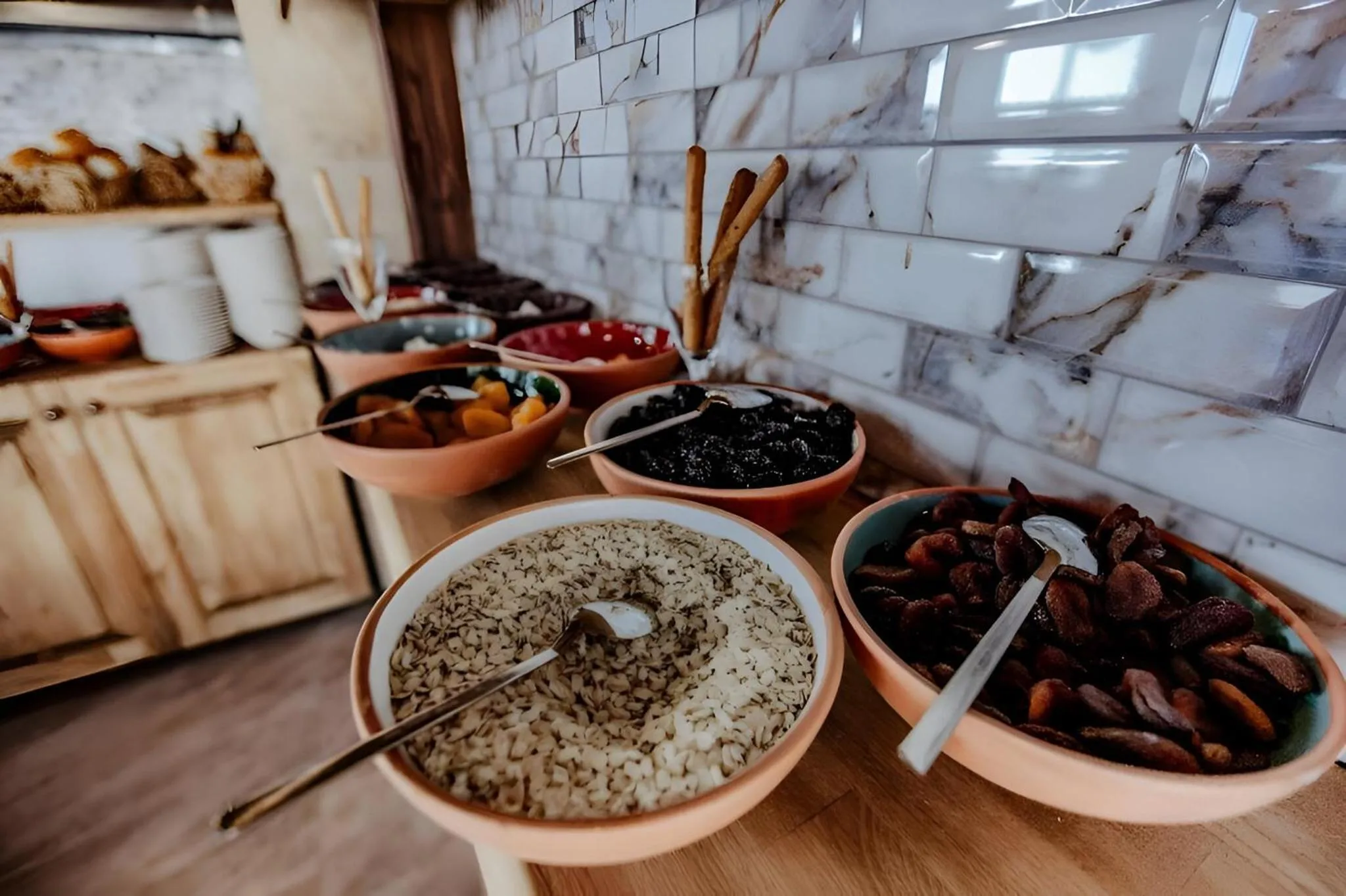 Breakfast in Kismet Cave Mansion