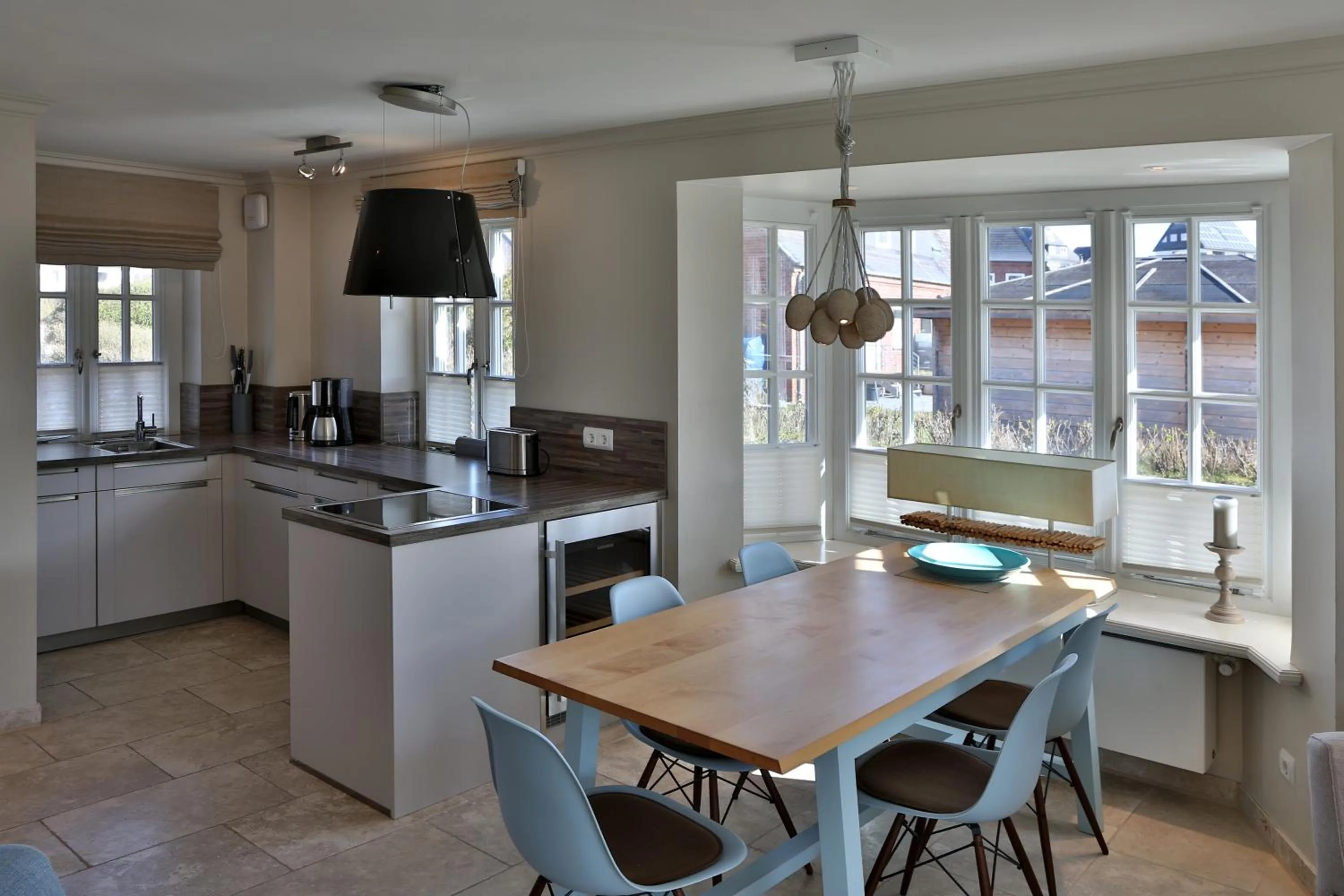 Kitchen or kitchenette in Apartmenthaus Budersandstraße 53