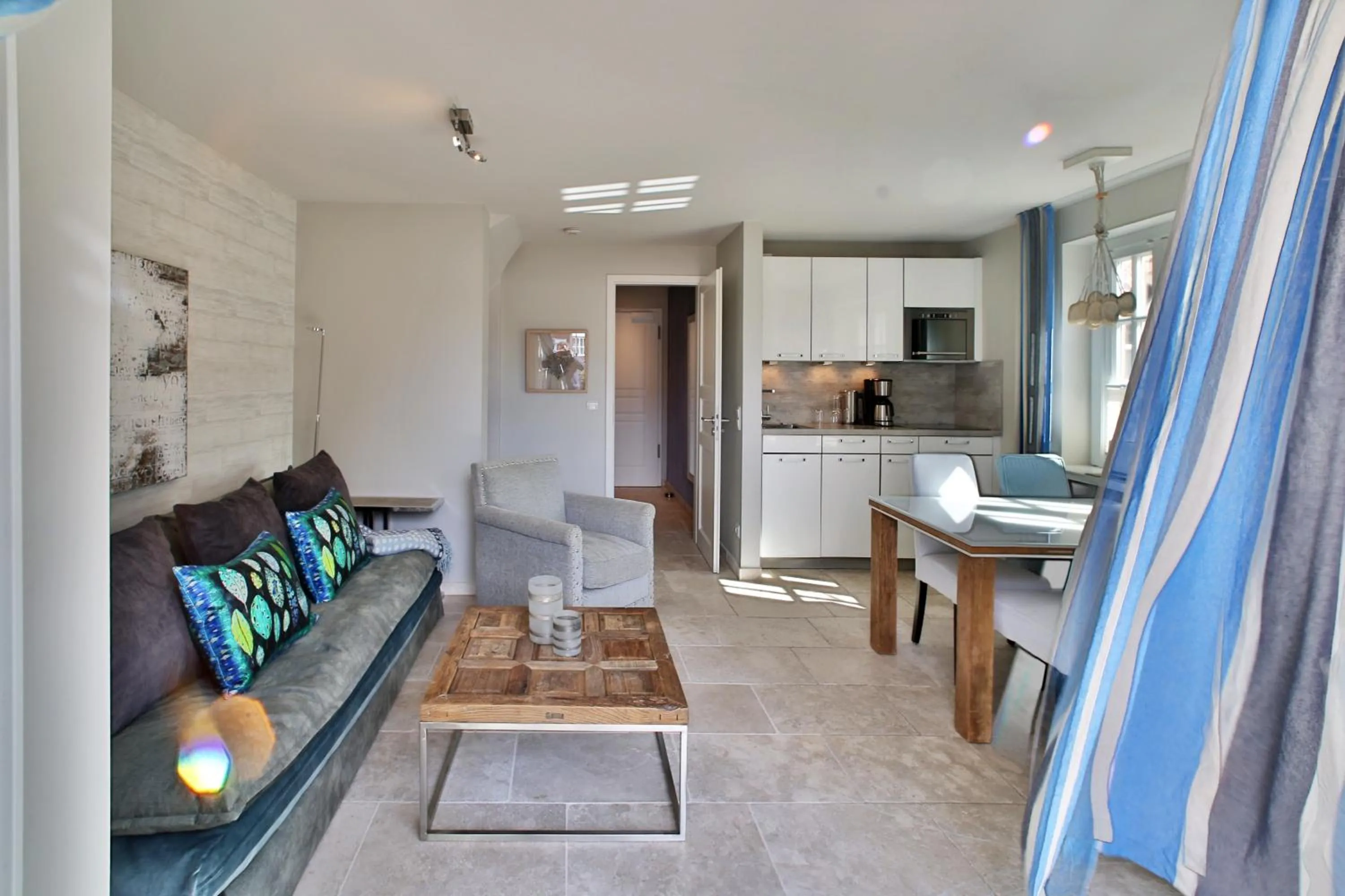 Kitchen or kitchenette in Apartmenthaus Budersandstraße 53