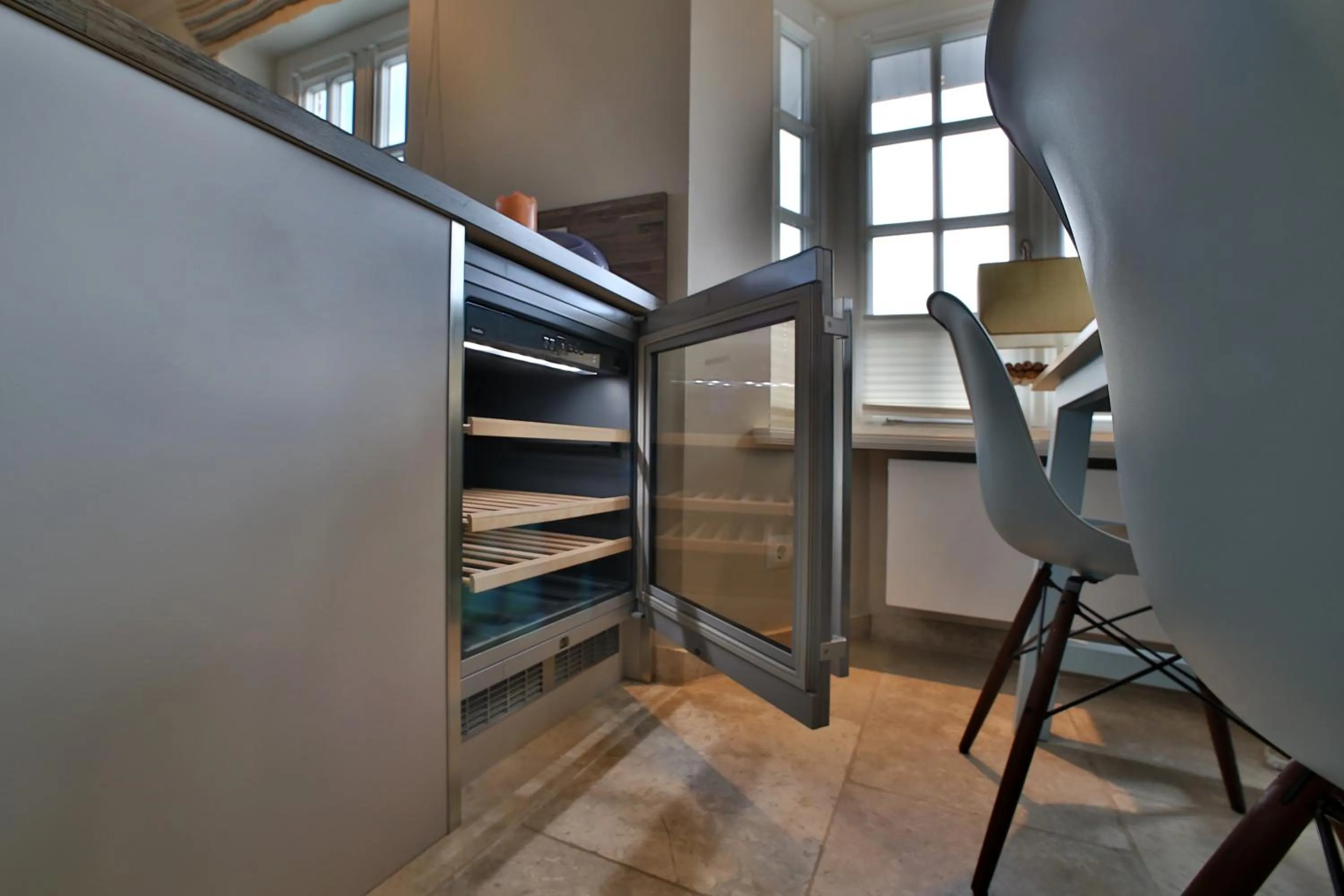 Kitchen or kitchenette in Apartmenthaus Budersandstraße 53