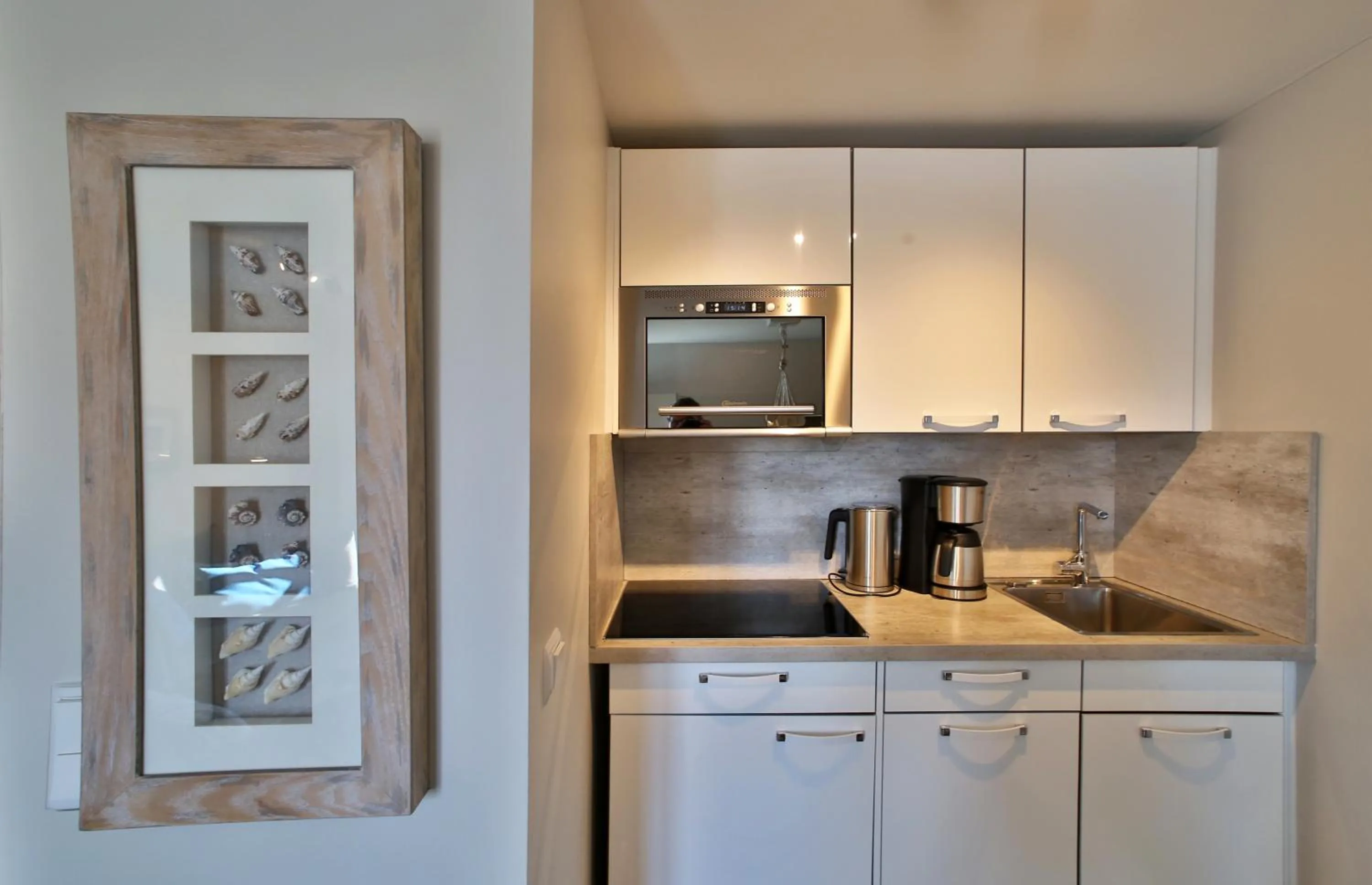 Kitchen or kitchenette in Apartmenthaus Budersandstraße 53