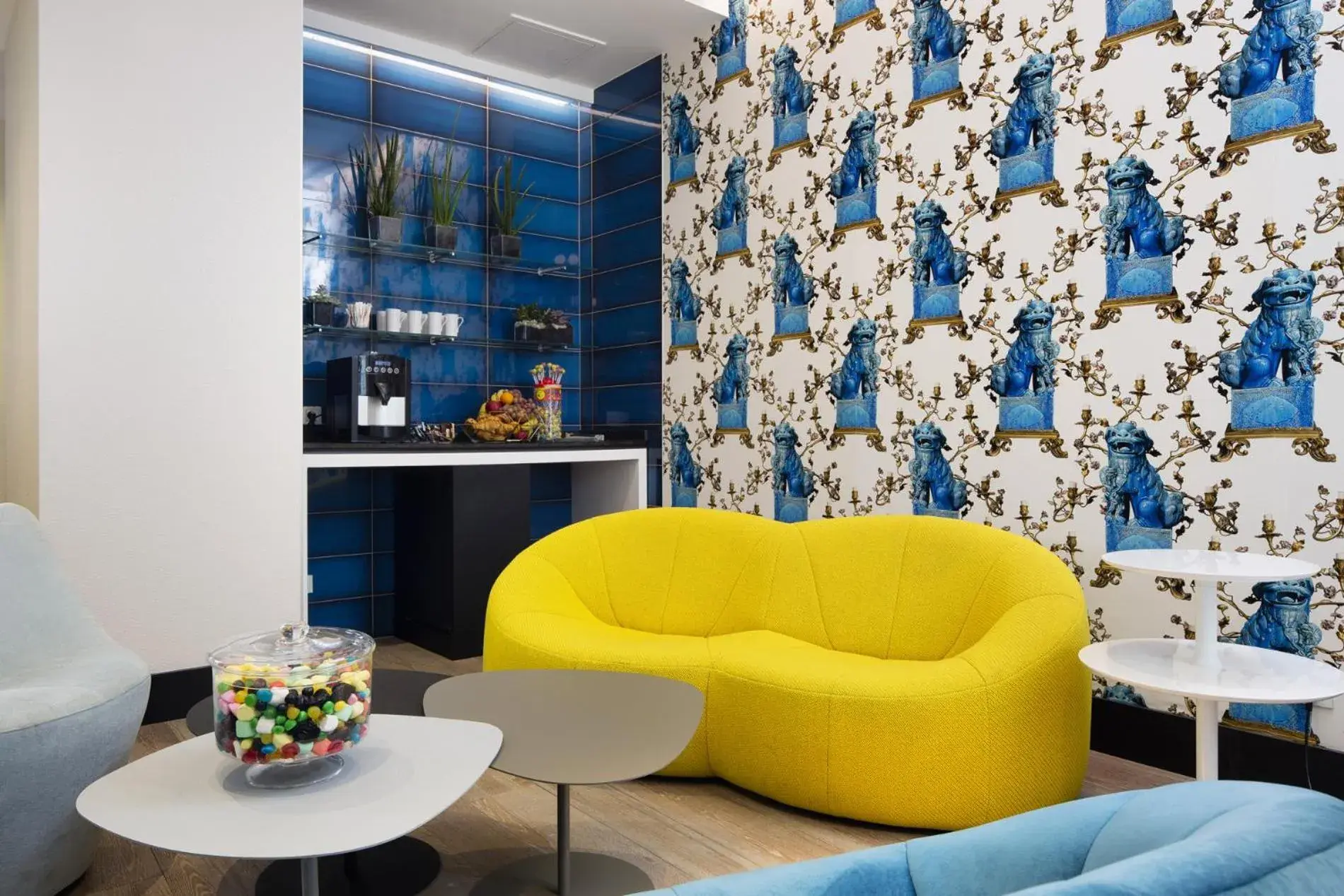 Living room in Hotel Haussmann Saint Augustin Living room in Hotel Haussmann Saint Augustin