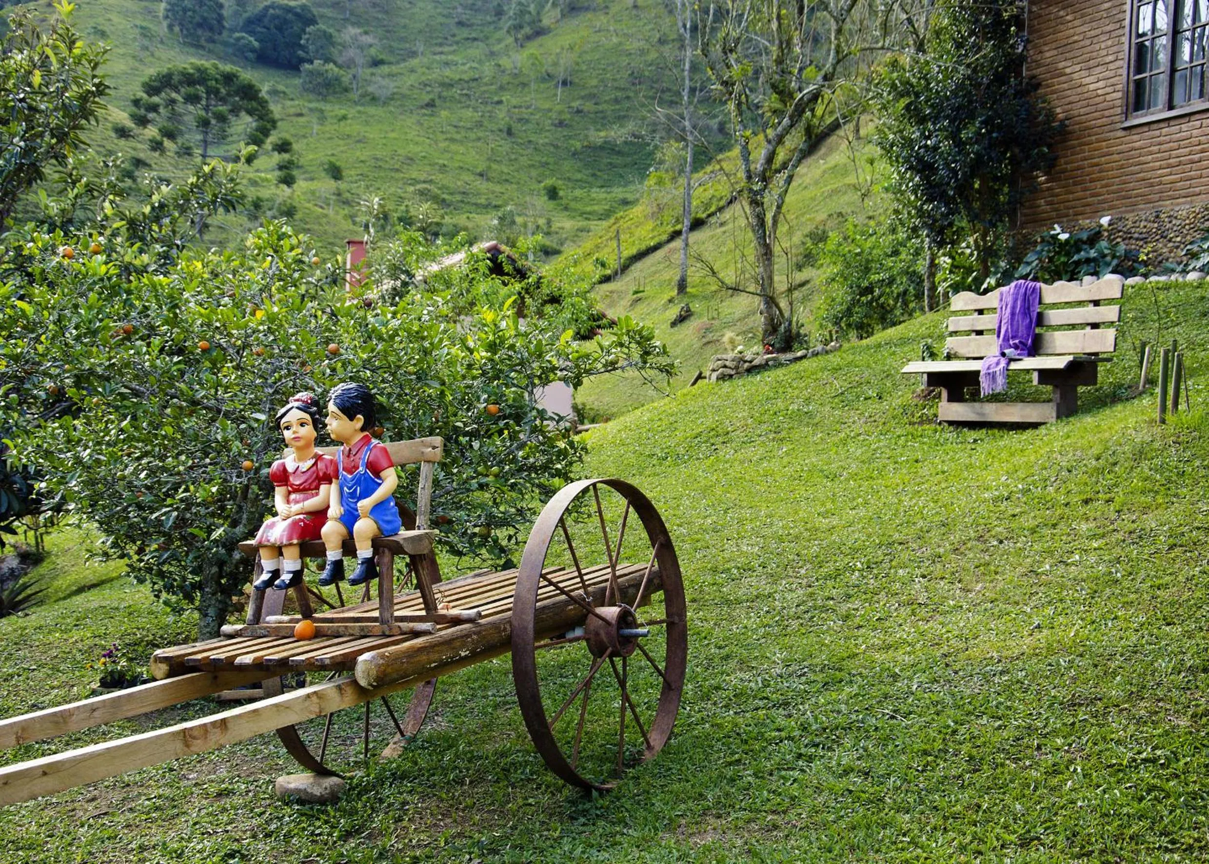 Garden in Pousada da Gruta