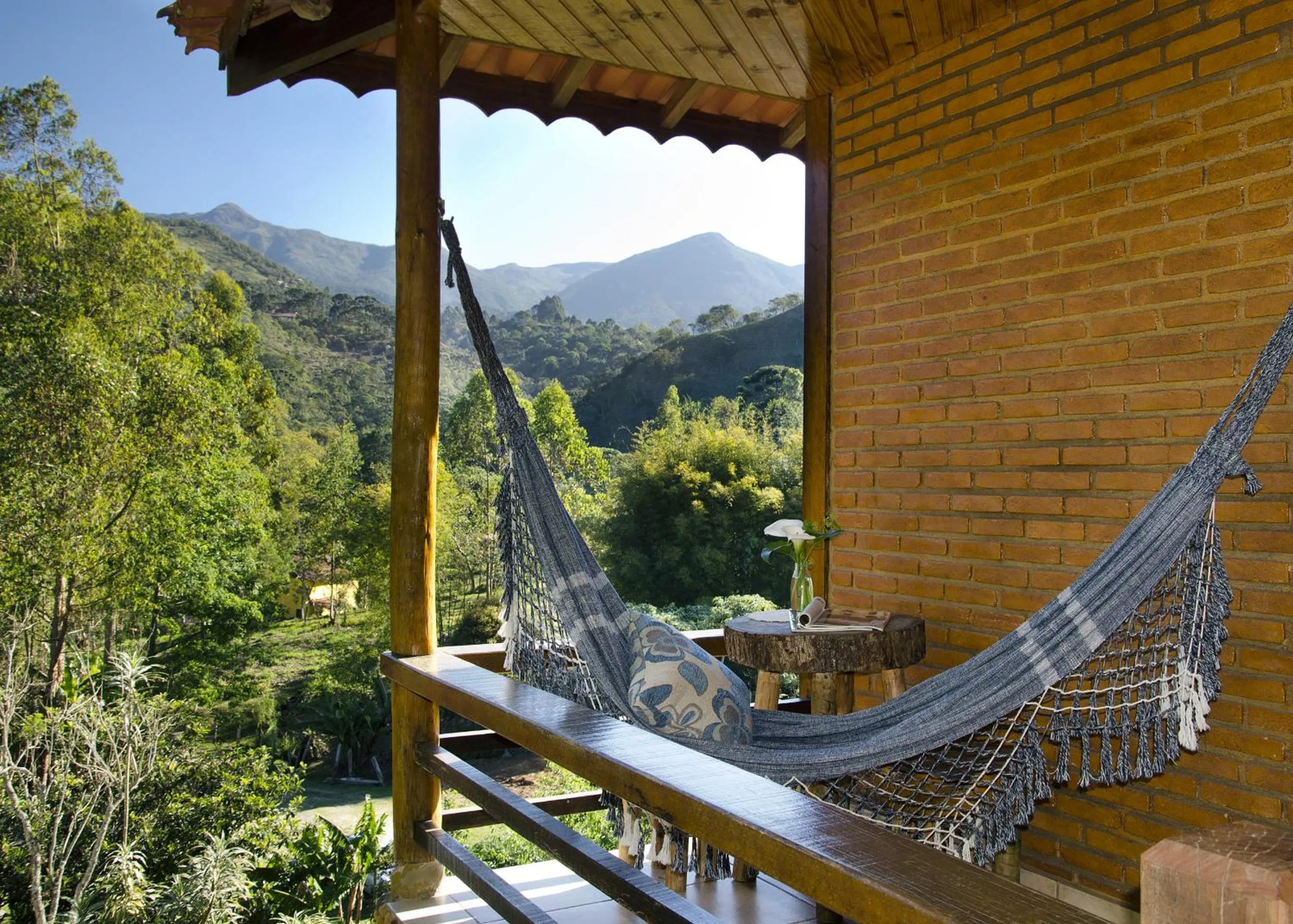 Balcony/Terrace in Pousada da Gruta
