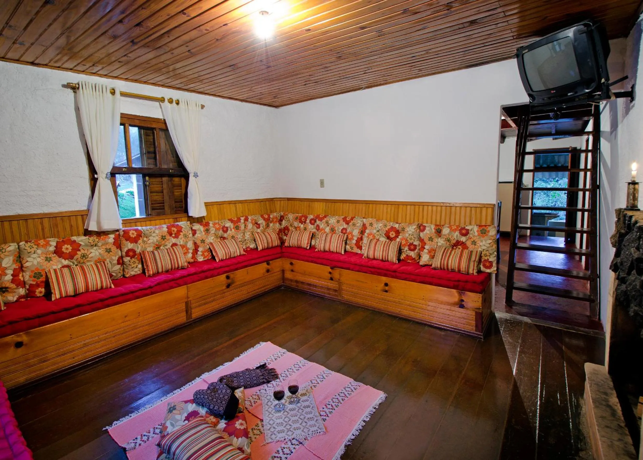 Living room in Pousada da Gruta