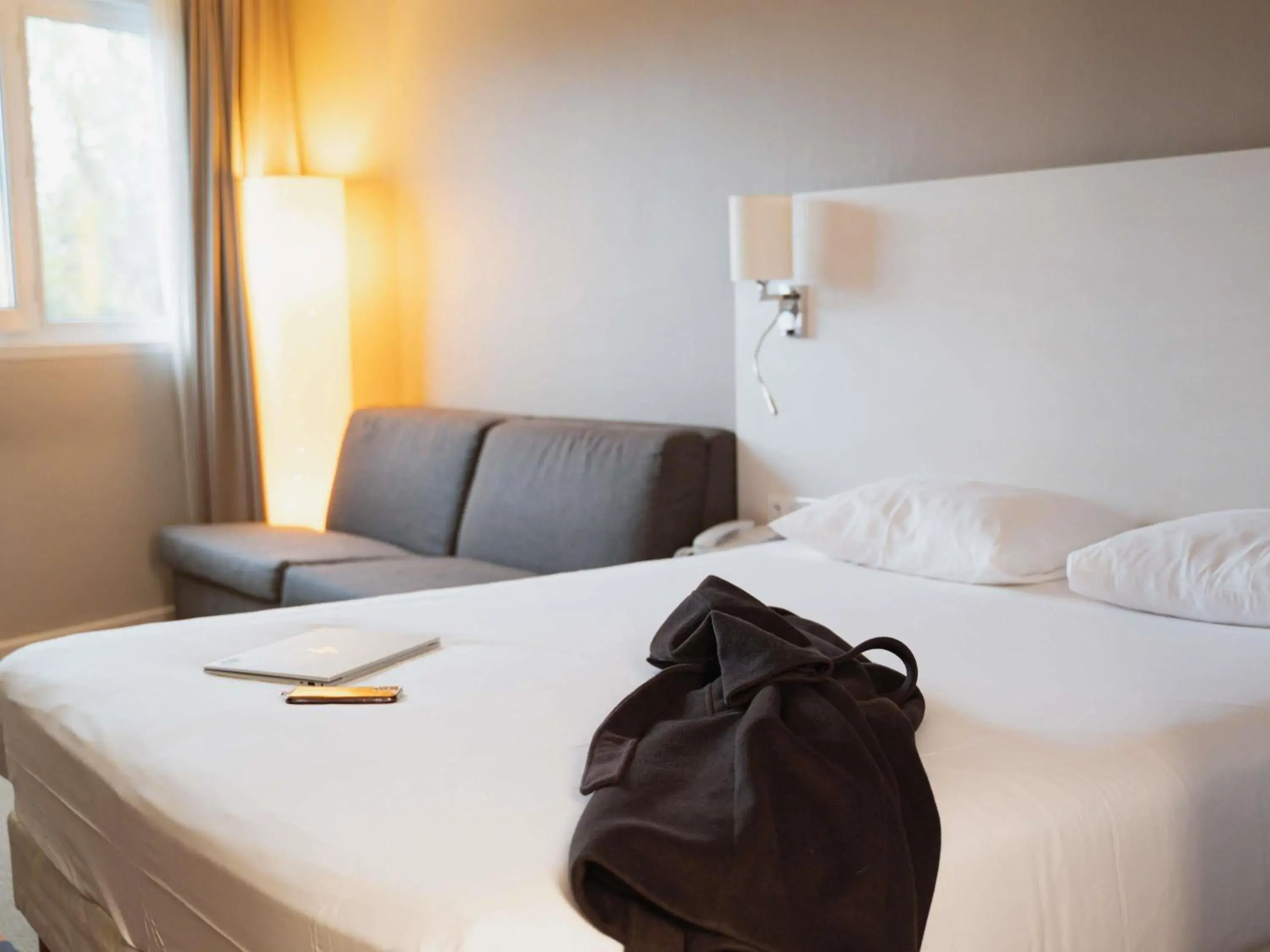 Bedroom, Bed in ibis Styles Lyon Sud Vienne Bedroom, Bed in ibis Styles Lyon Sud Vienne