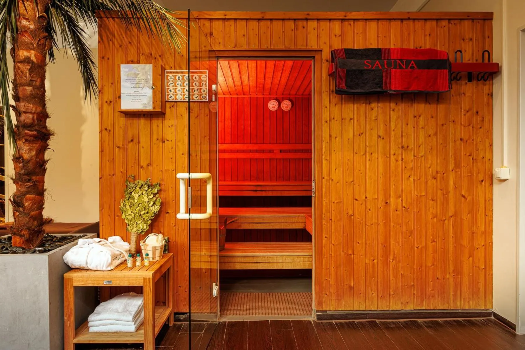 Sauna in GenoHotel Forsbach