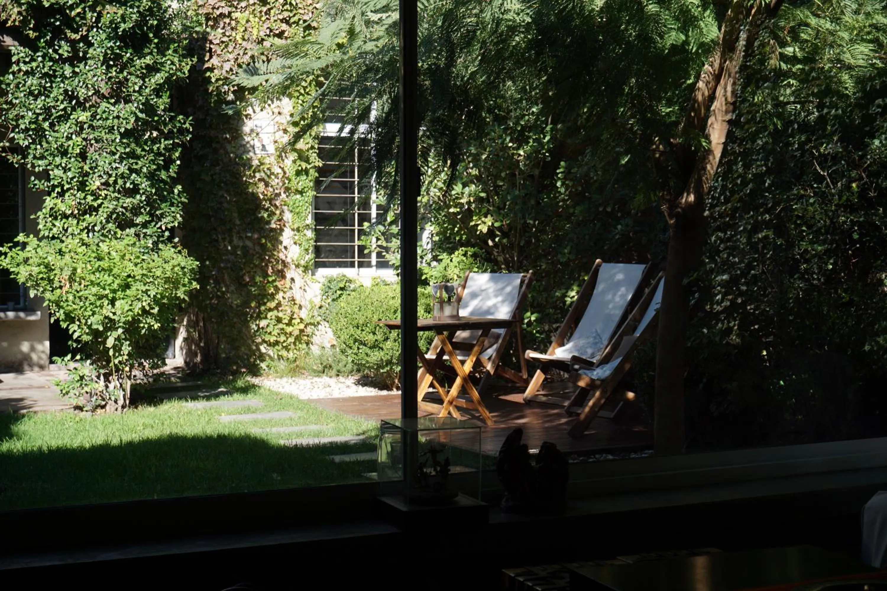 Garden view in Casa Lila