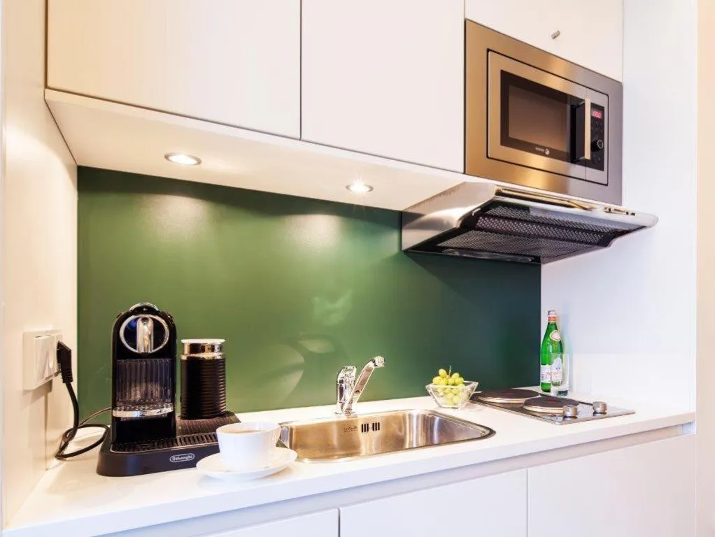 Kitchen or kitchenette in Pandion Boardinghouse