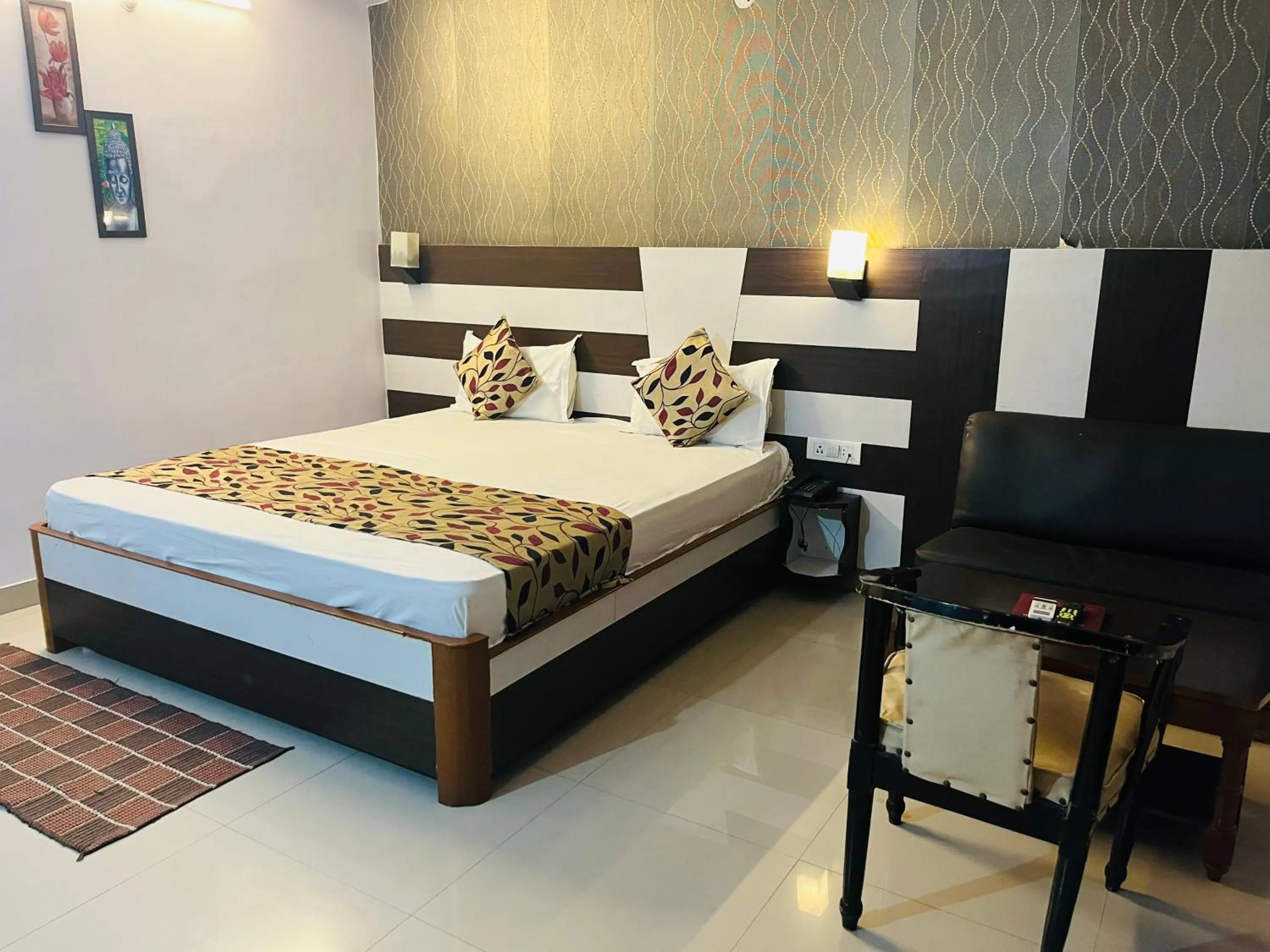 fireplace in Hotel Mani International