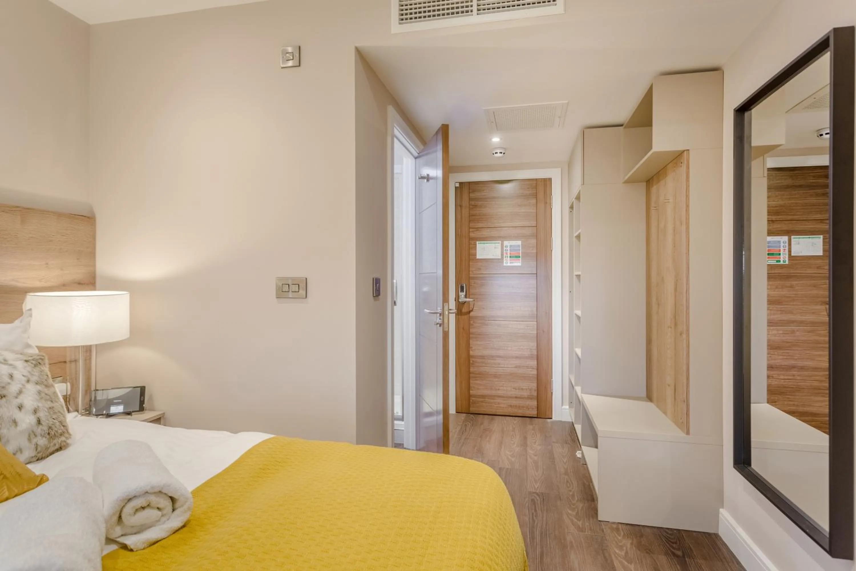 Bed in Dwell City Living