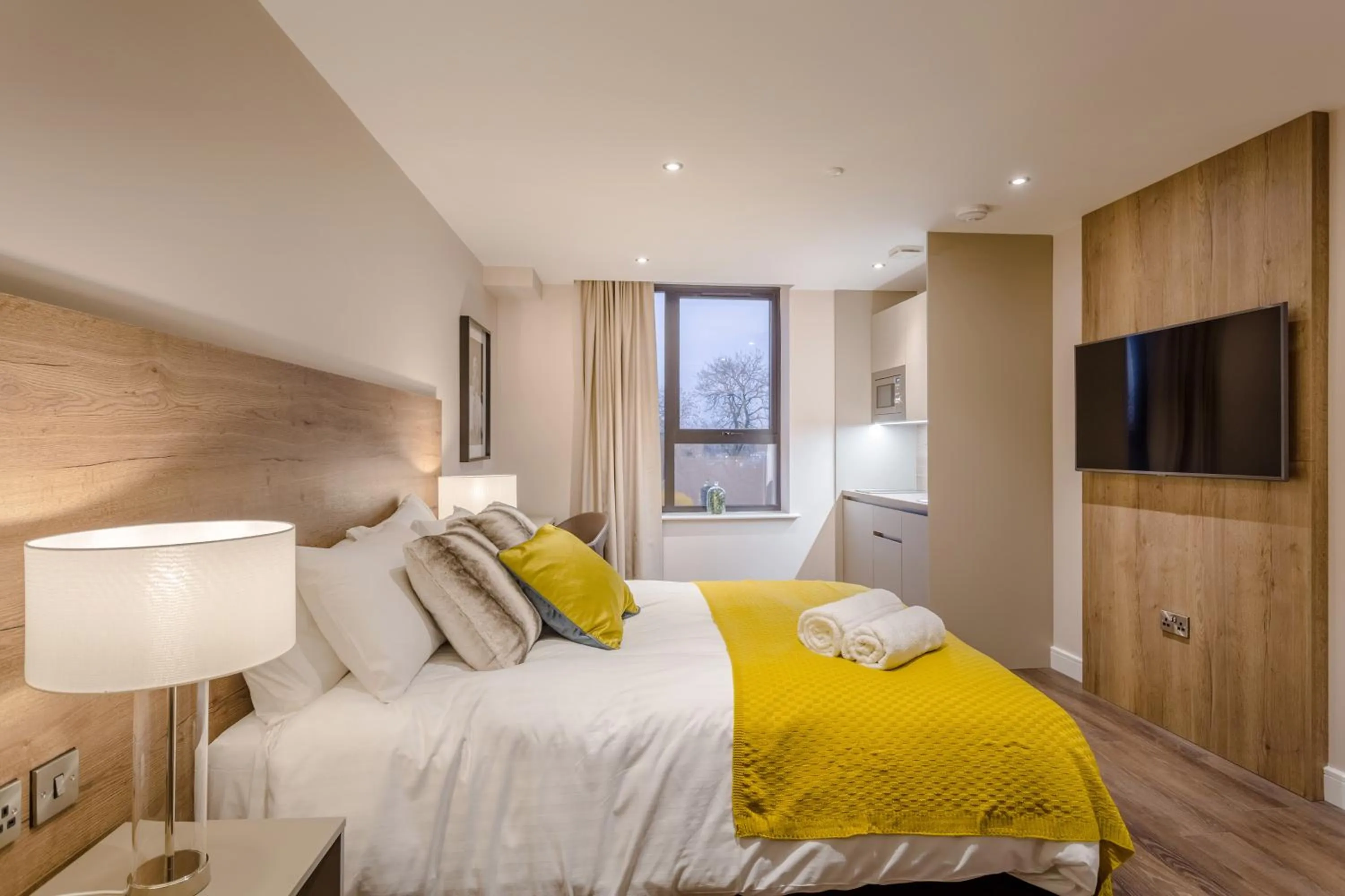 Bed in Dwell City Living