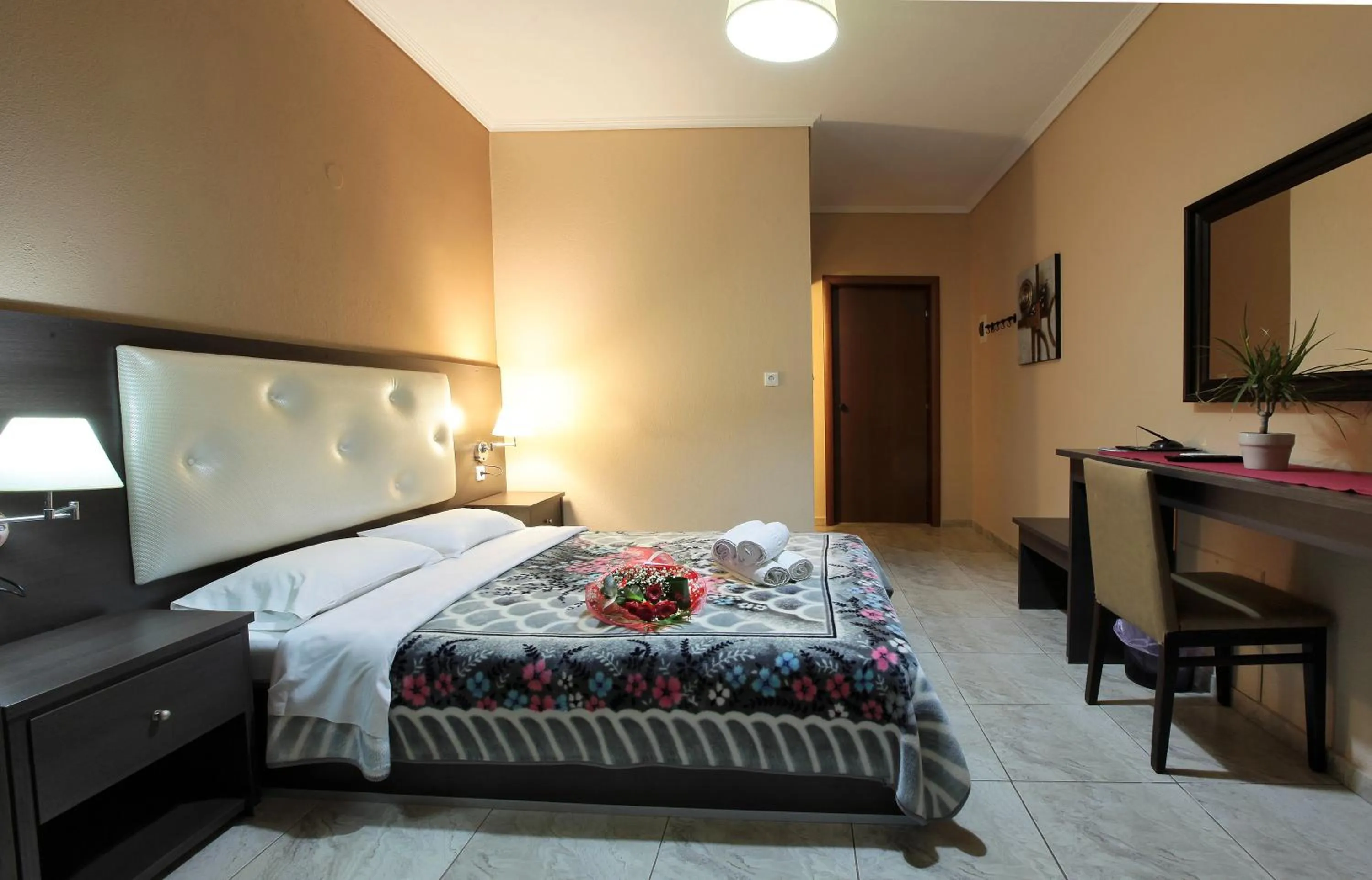 Bedroom, Bed in Hotel Epavli