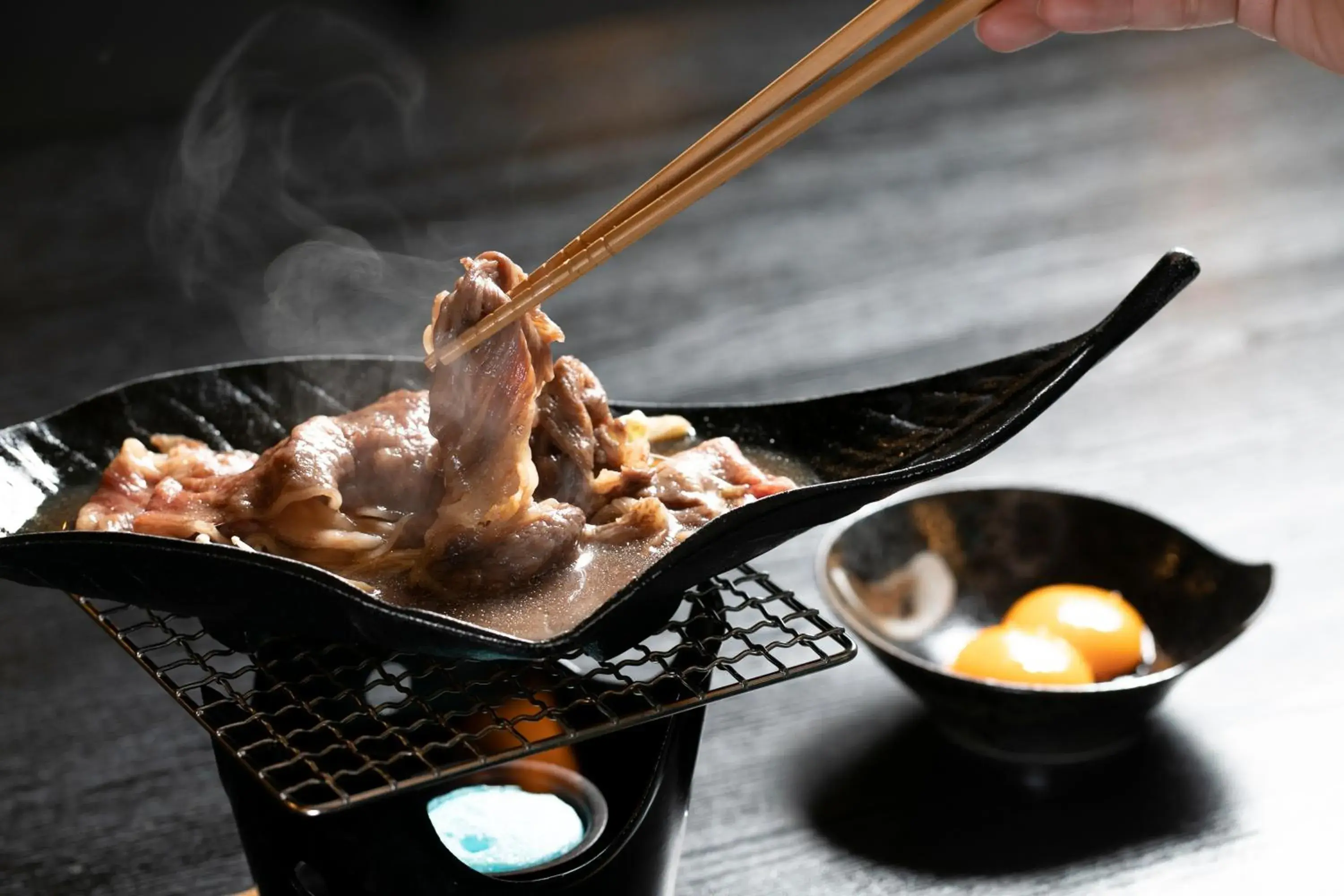 Food close-up in Hacho no Yu Food close-up in Hacho no Yu