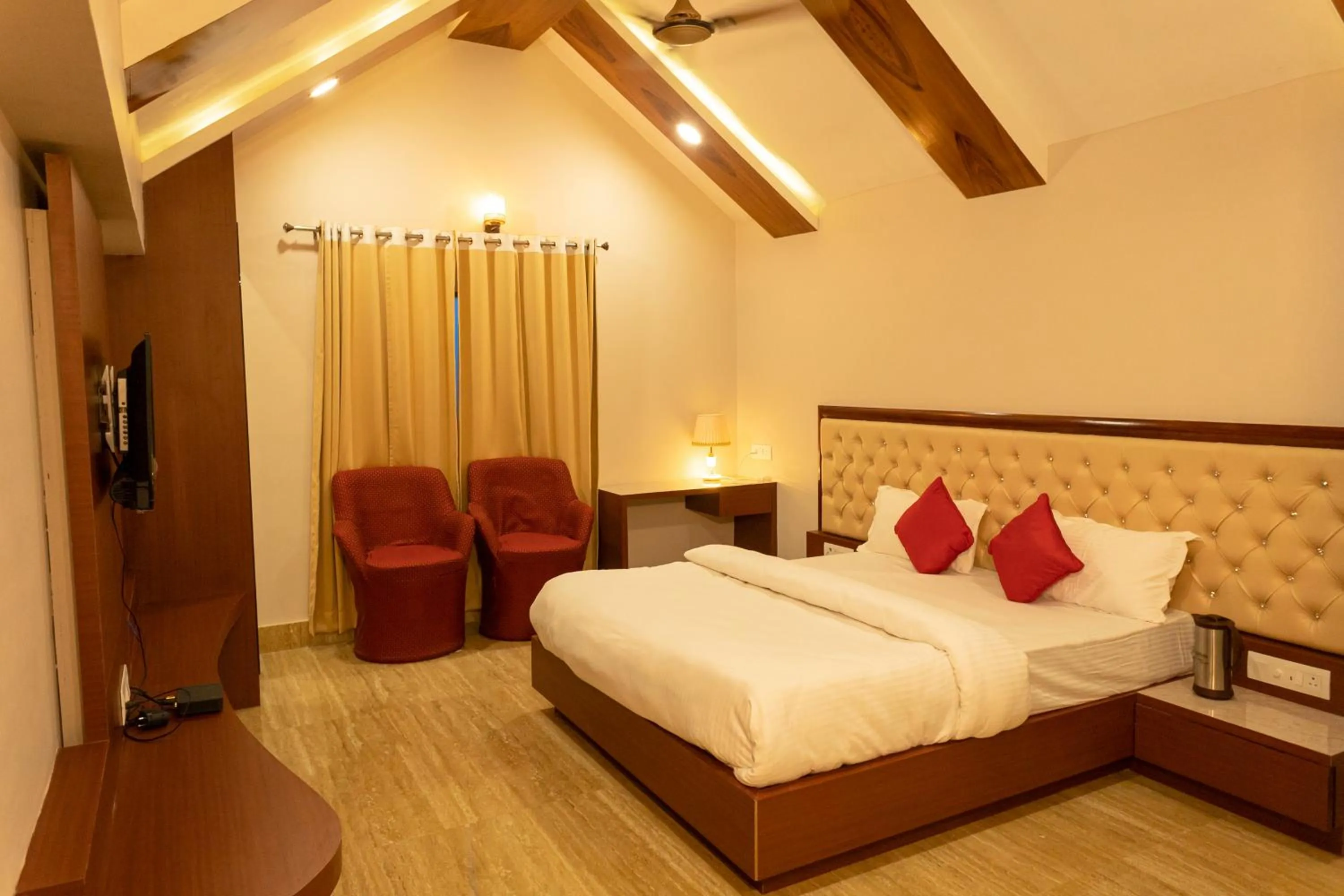 Photo of the whole room, Bed in Riddhi Siddhi Resorts