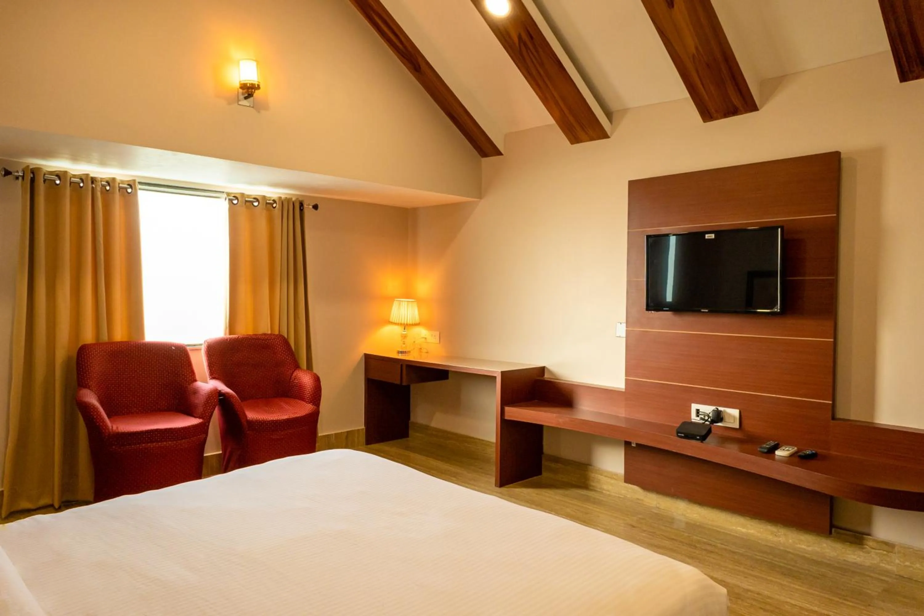 TV and multimedia, Bed in Riddhi Siddhi Resorts