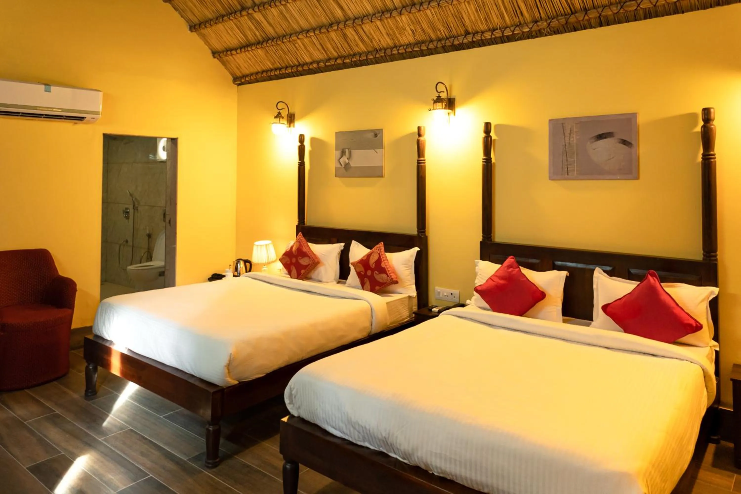 Bed in Riddhi Siddhi Resorts