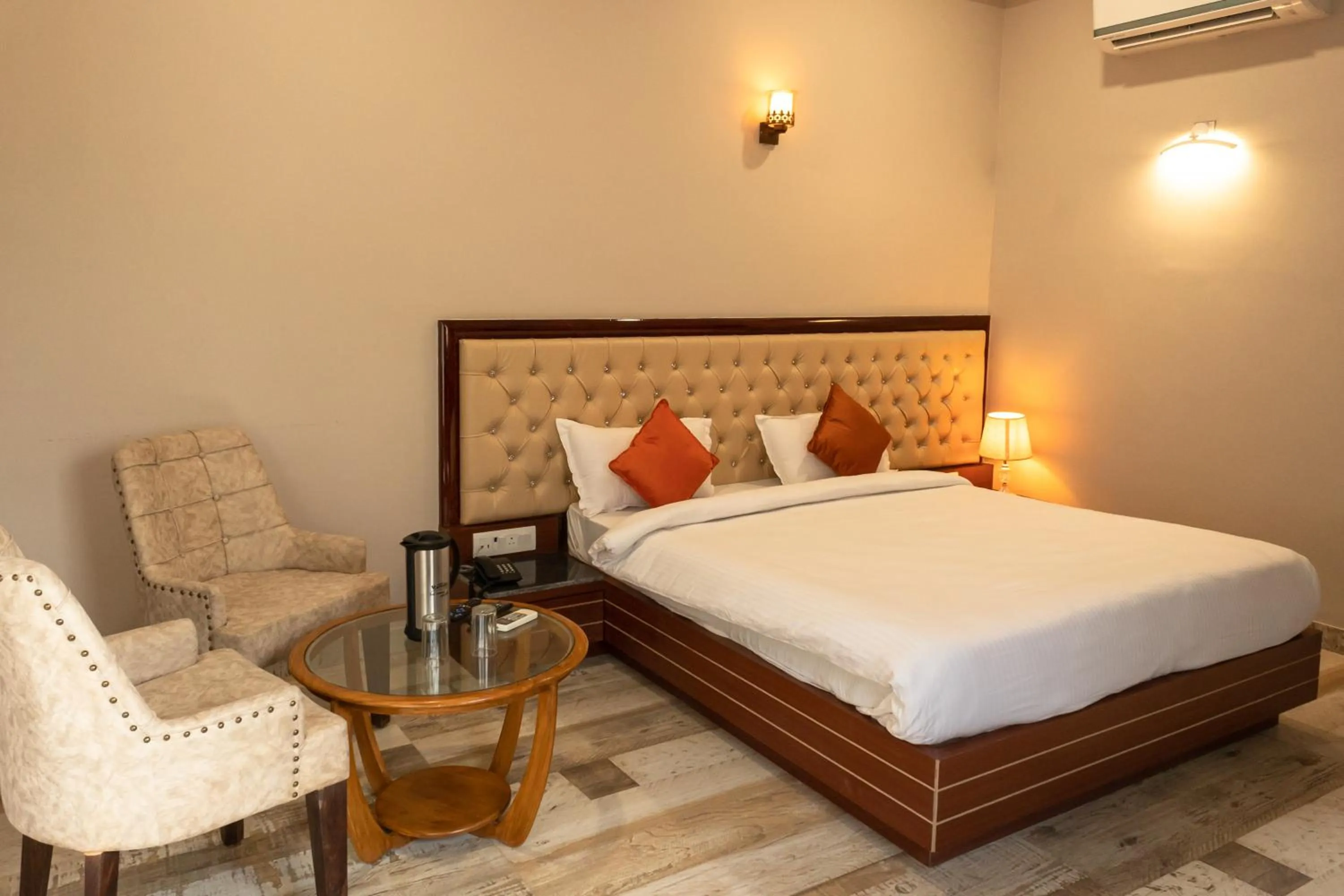 Coffee/tea facilities, Bed in Riddhi Siddhi Resorts