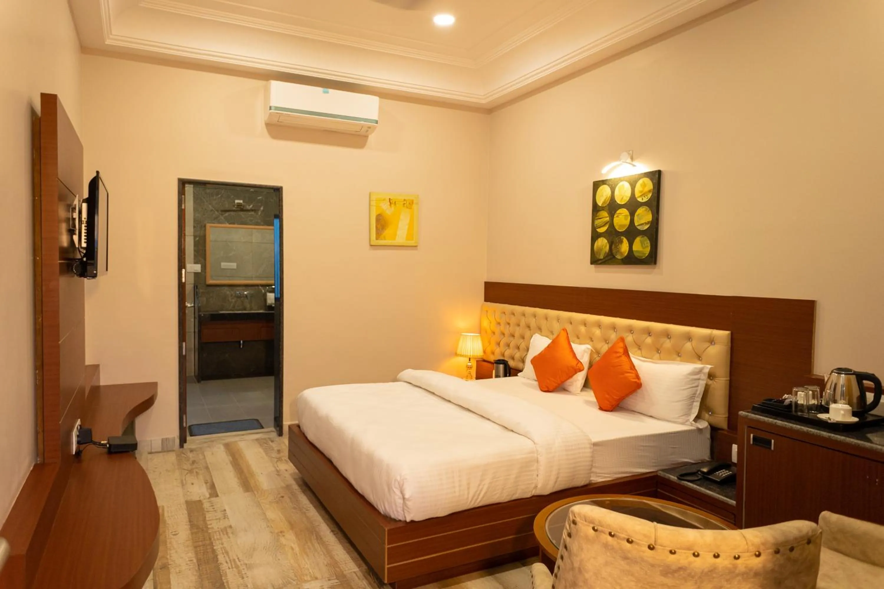 Bed in Riddhi Siddhi Resorts
