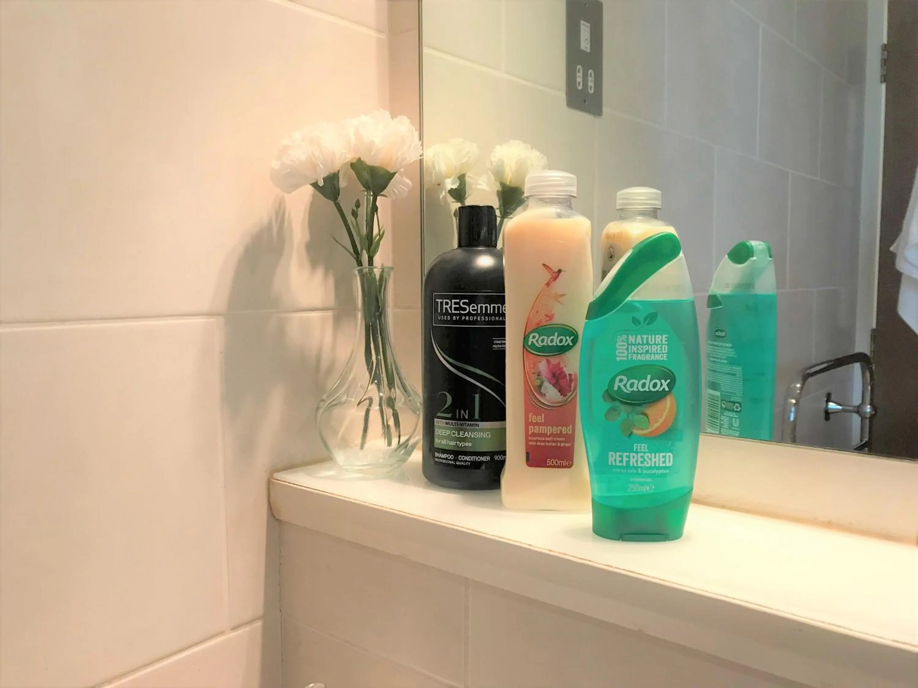 Bathroom in Seaside Cottage with Parking