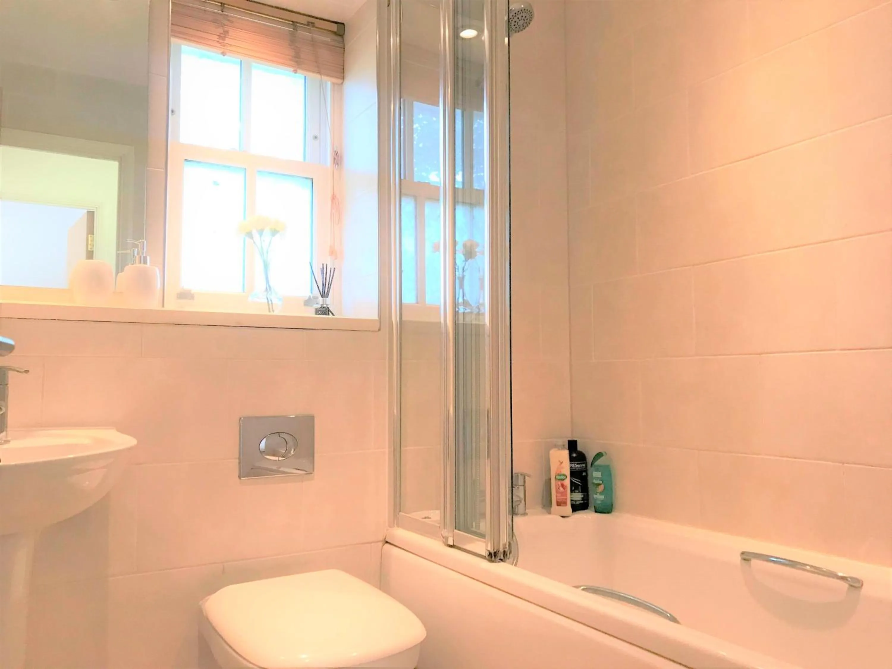 Bathroom in Seaside Cottage with Parking