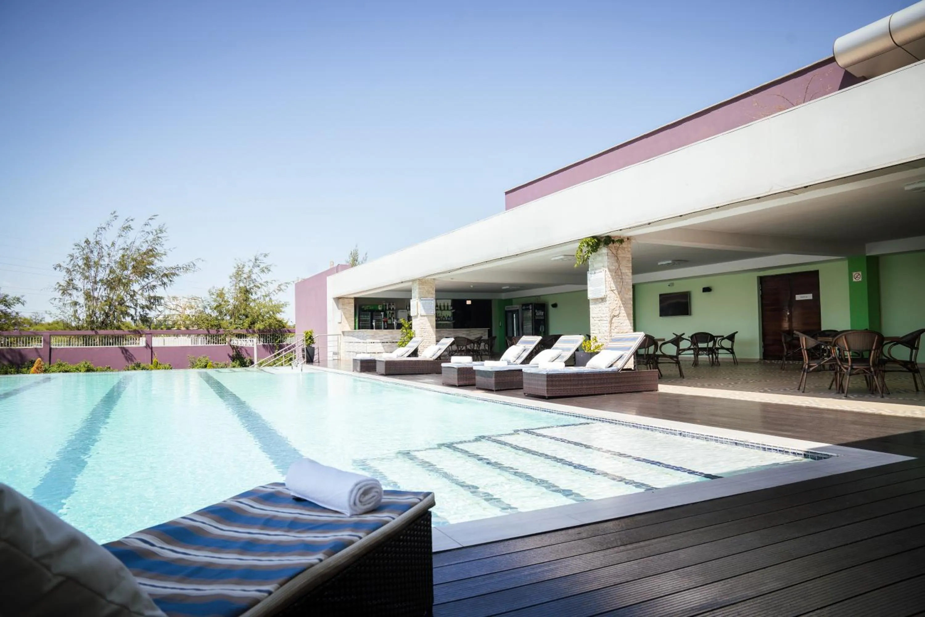 Pool view in The Grand Aria Hotel and Conference Centre