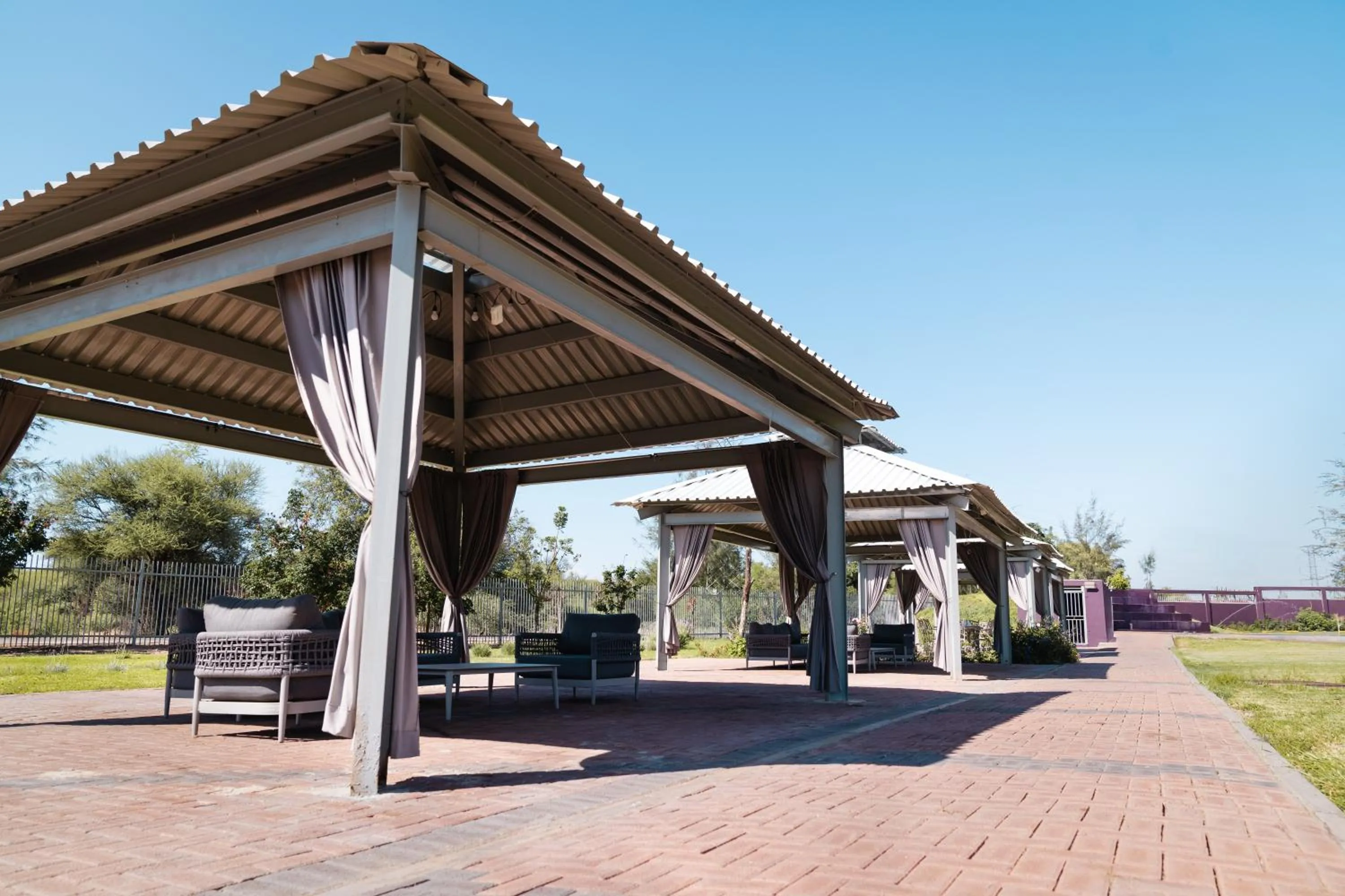 Patio in The Grand Aria Hotel and Conference Centre
