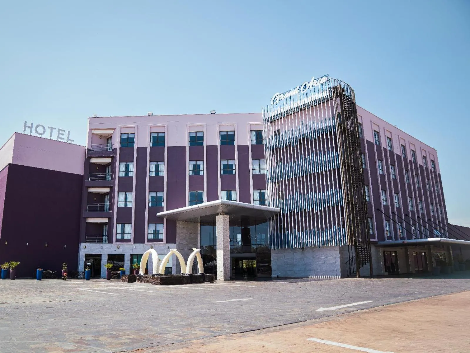 Facade/entrance in The Grand Aria Hotel and Conference Centre