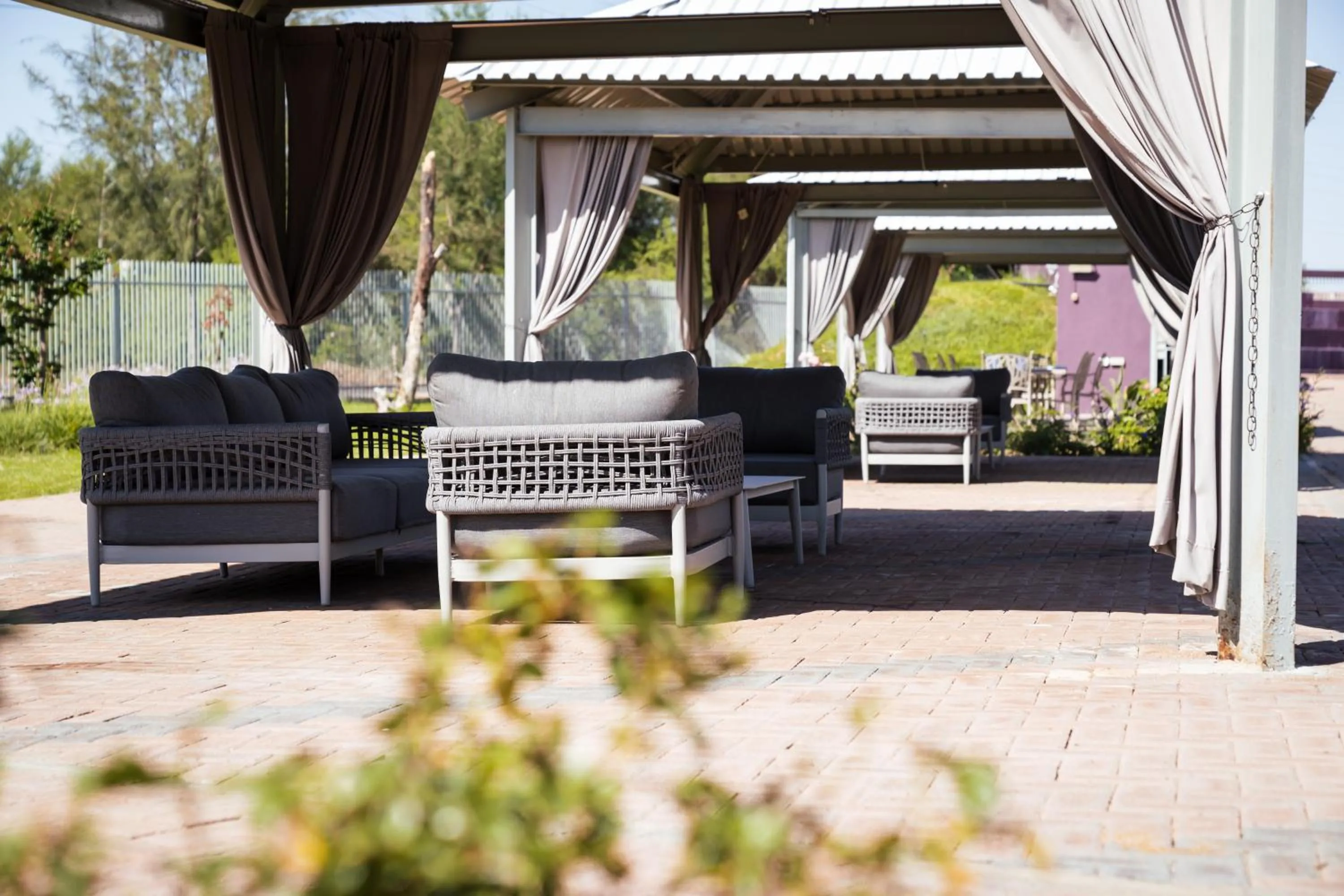 Patio in The Grand Aria Hotel and Conference Centre