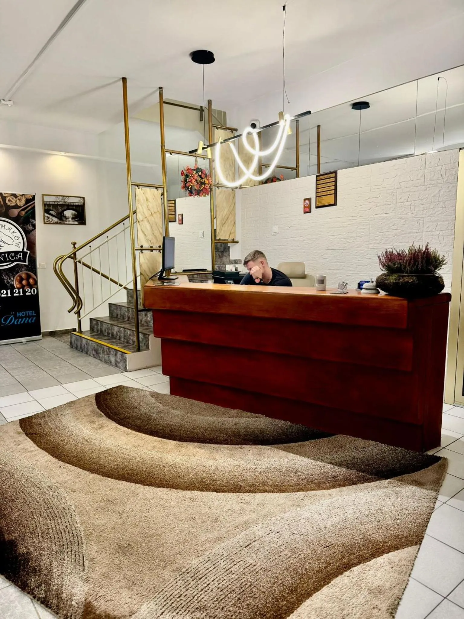 Lobby or reception in Hotel Dana