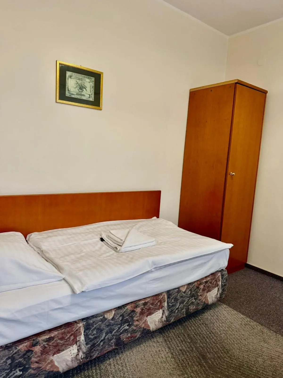 Bed in Hotel Dana