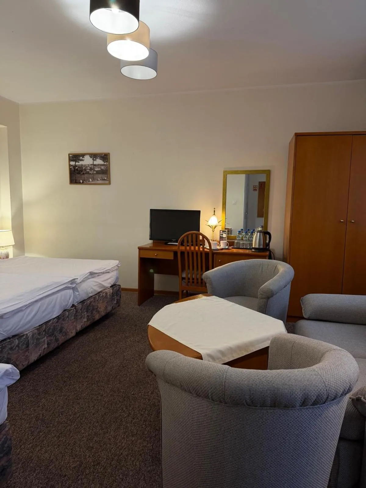 Bed in Hotel Dana