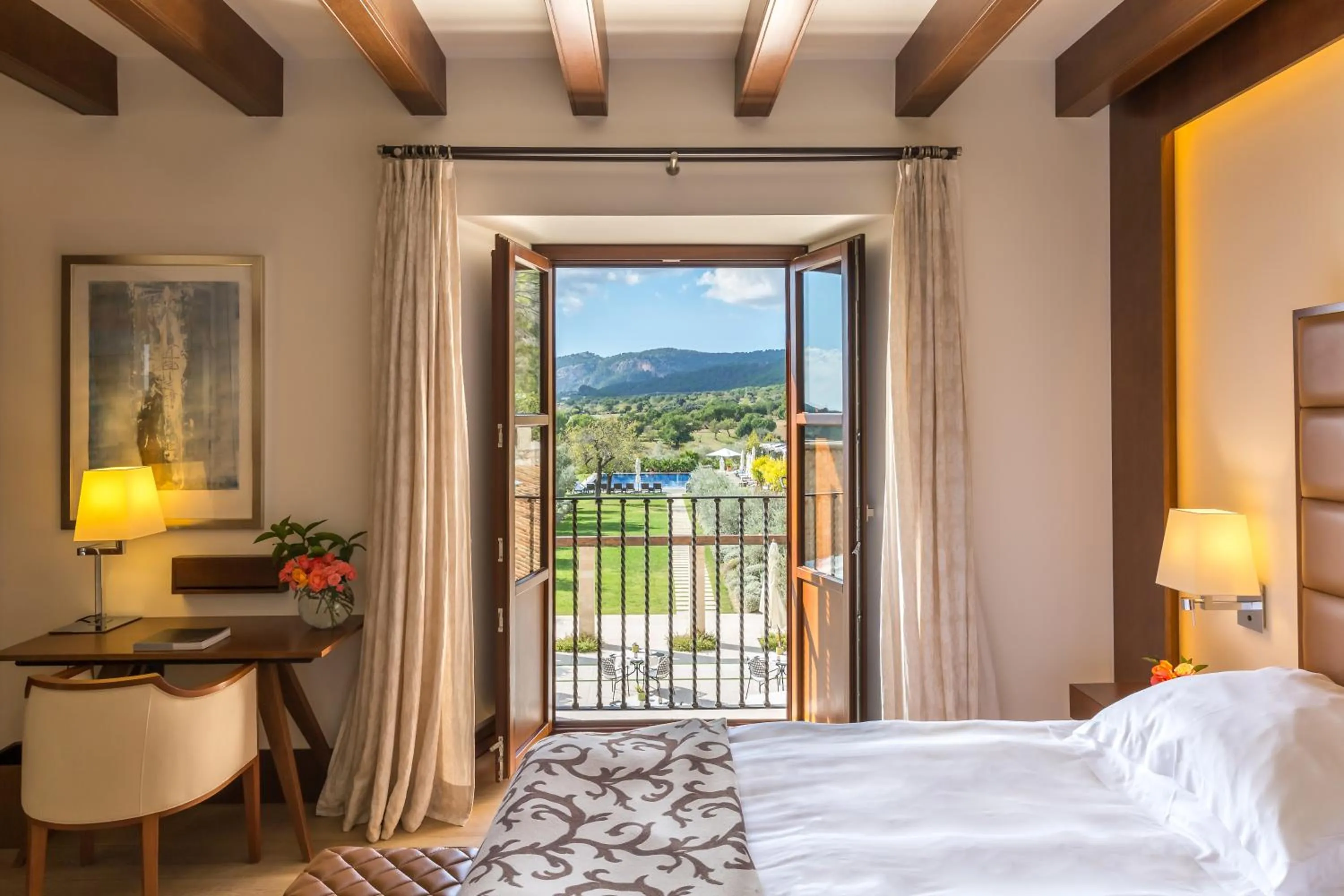 Double Room with Garden View in Castell Son Claret - The Leading Hotels of the World