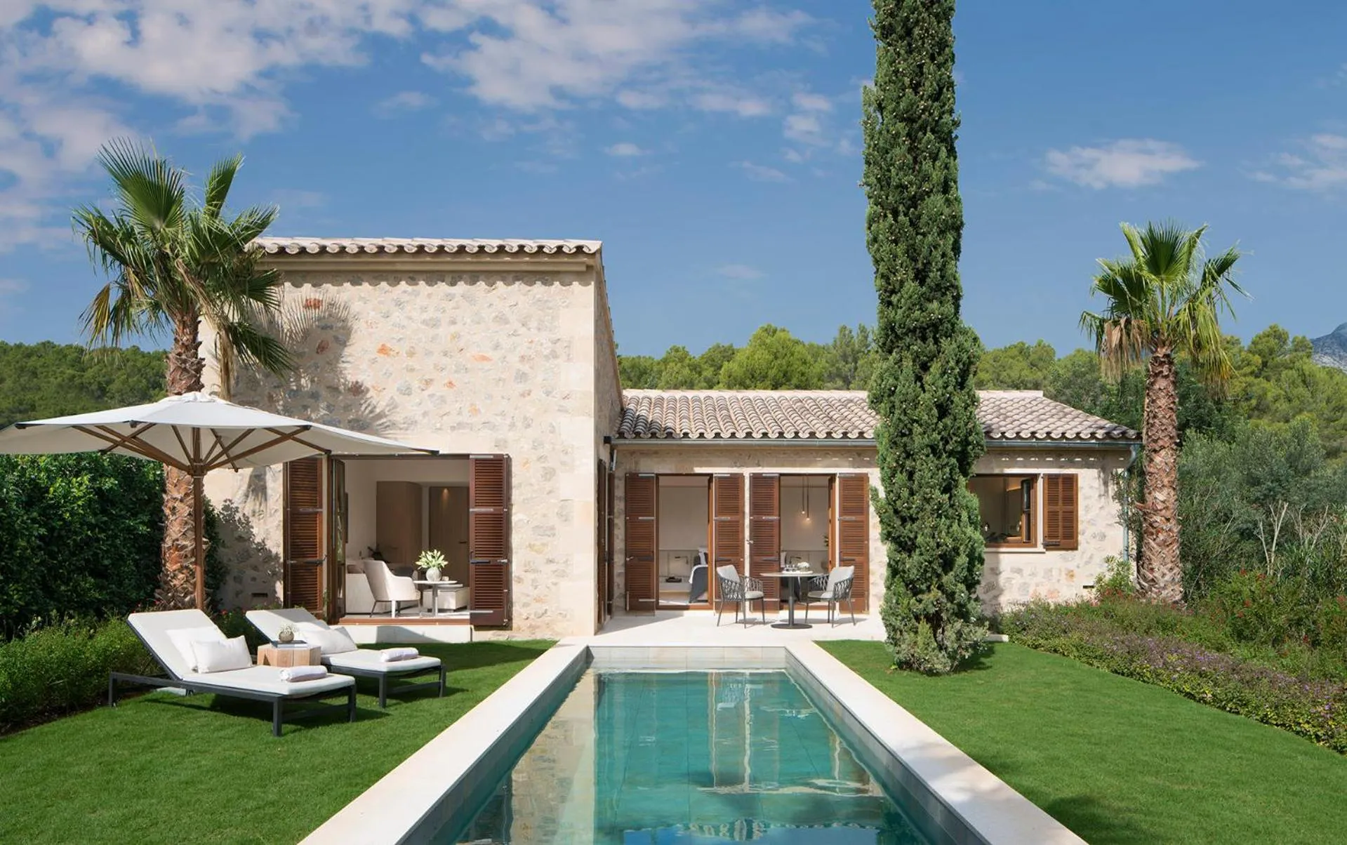 Suite with Private Pool in Castell Son Claret - The Leading Hotels of the World