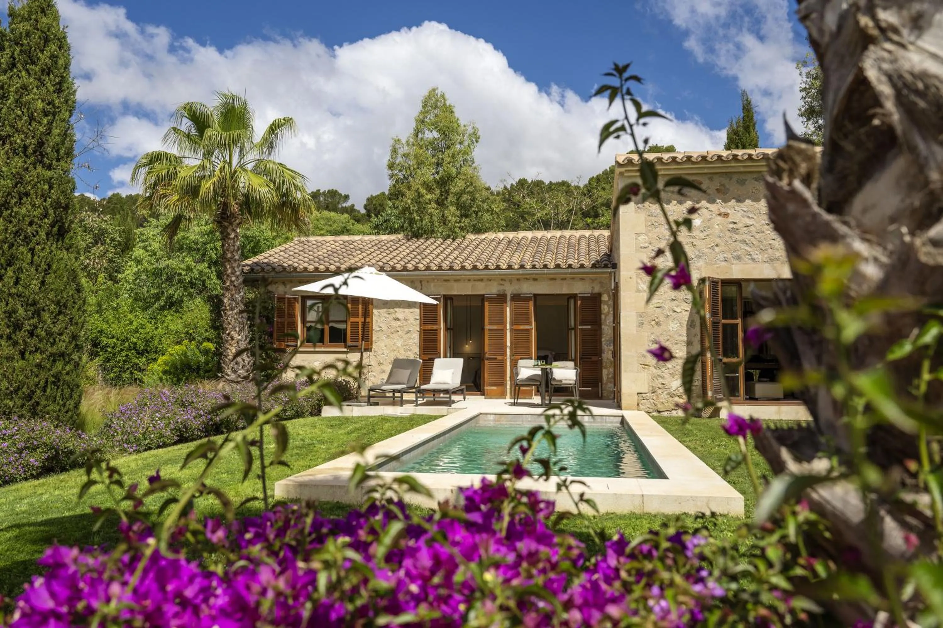 Patio in Castell Son Claret - The Leading Hotels of the World