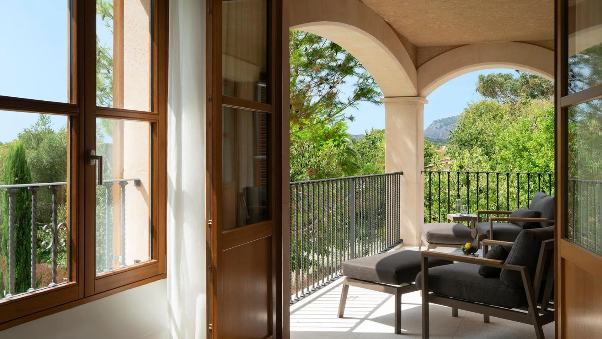 Garden in Castell Son Claret - The Leading Hotels of the World