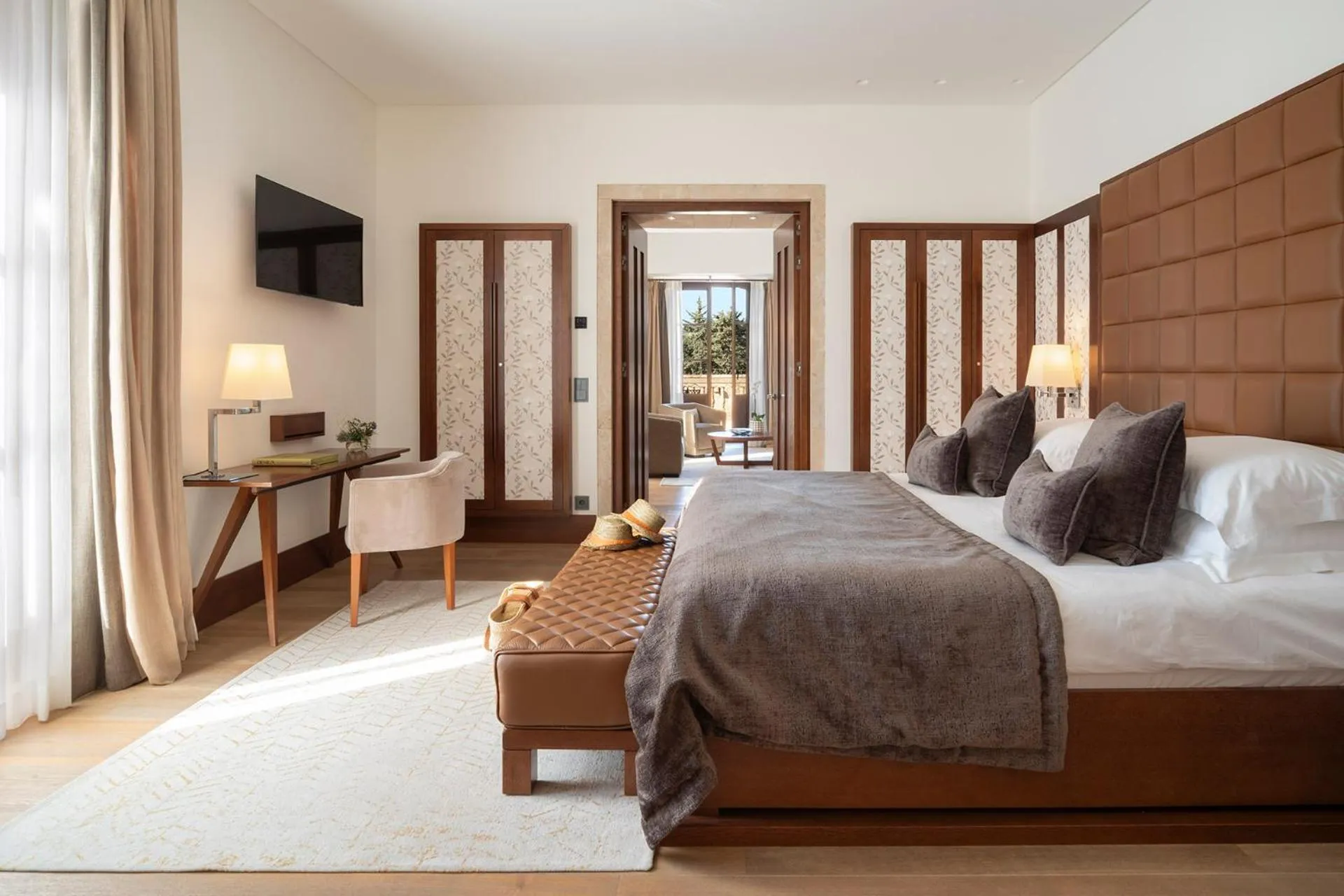 Bed in Castell Son Claret - The Leading Hotels of the World