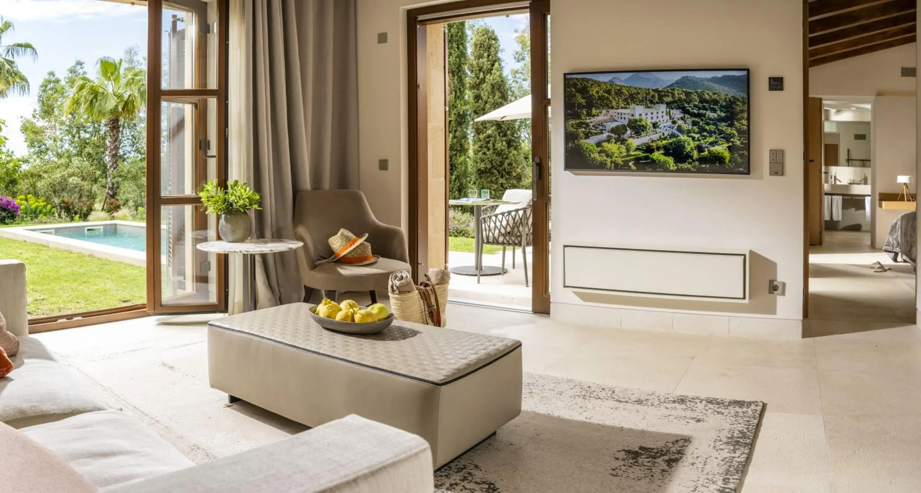 Living room in Castell Son Claret - The Leading Hotels of the World Living room in Castell Son Claret - The Leading Hotels of the World