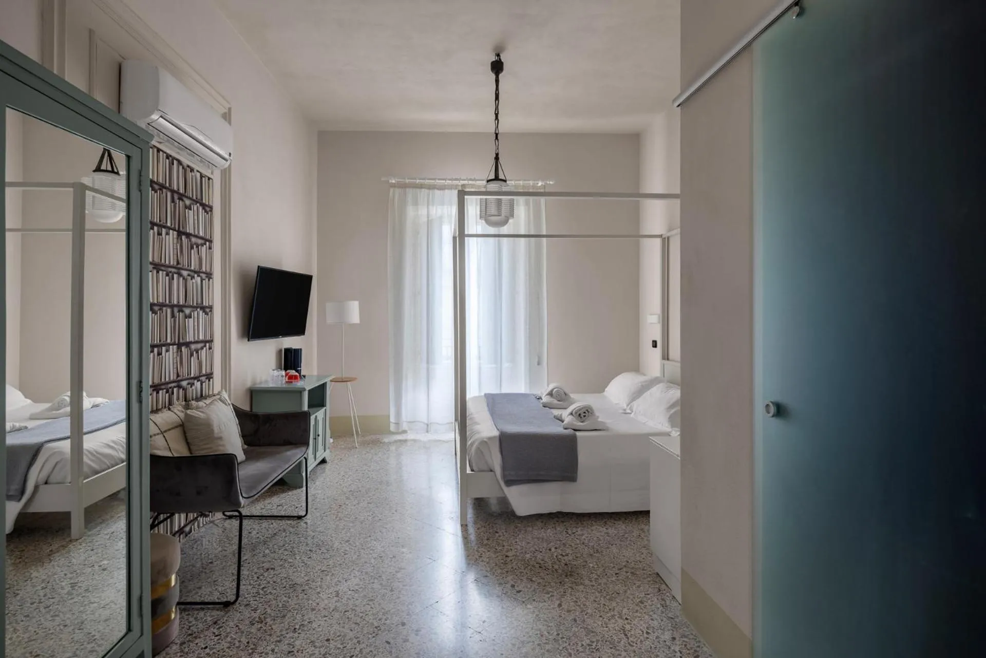 Bed in Palazzo Cavarretta - Le Stanze di Pinella