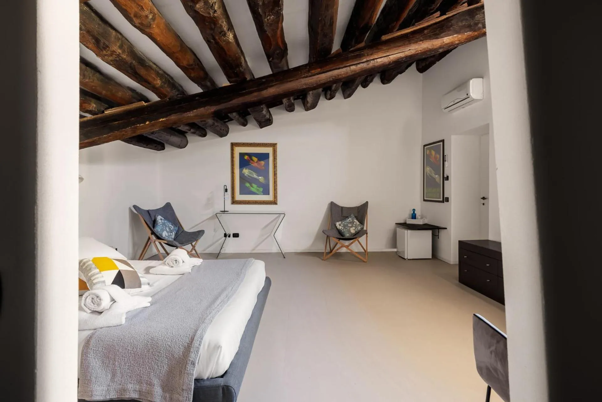 Bed in Palazzo Cavarretta - Le Stanze di Pinella
