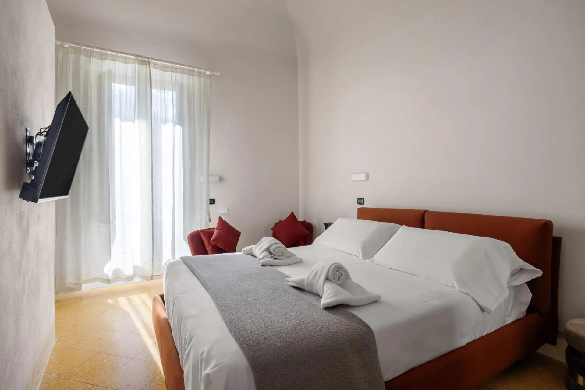 Bed in Palazzo Cavarretta - Le Stanze di Pinella